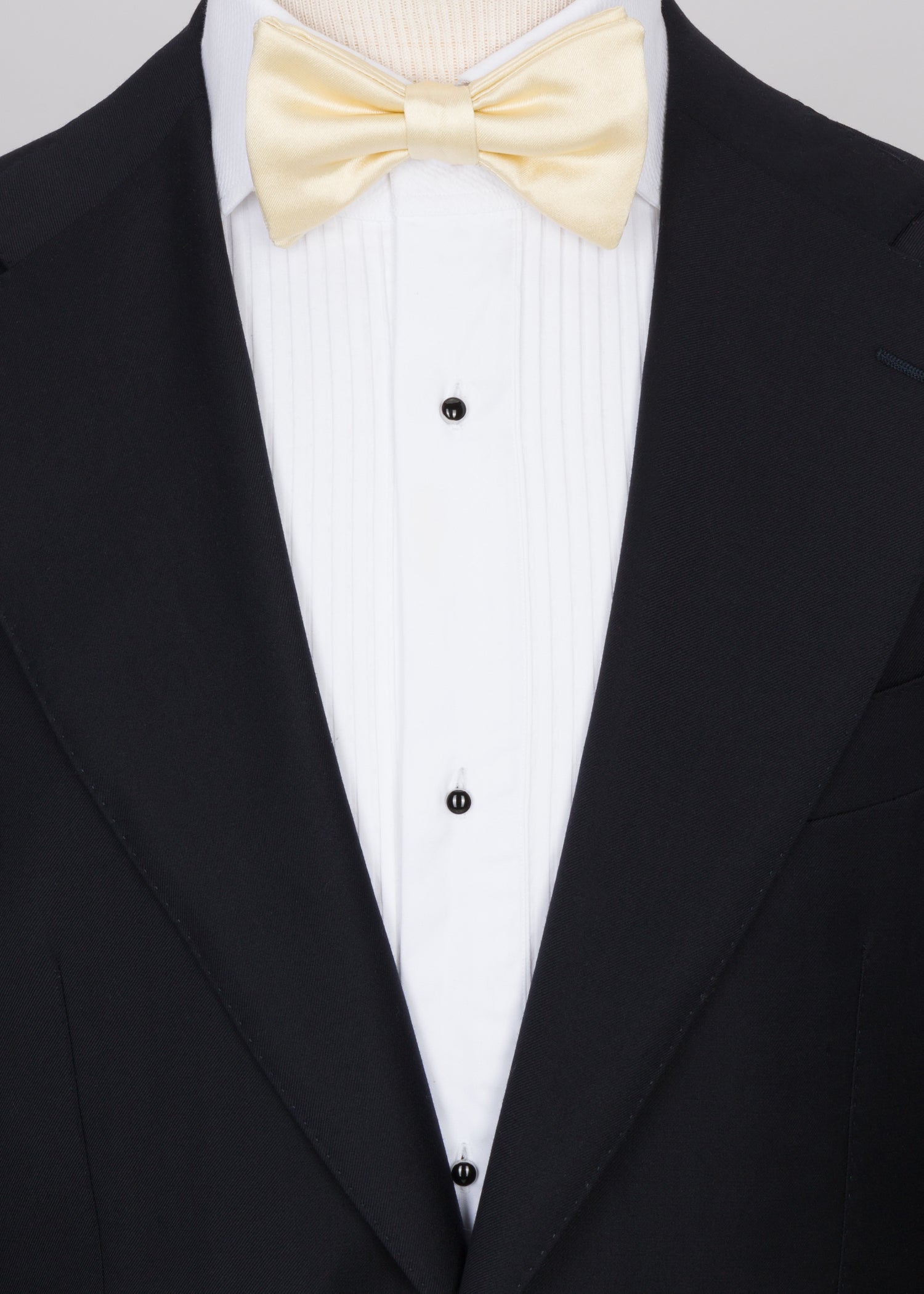White Amantea Silk Bow Tie - Samir Bachkami