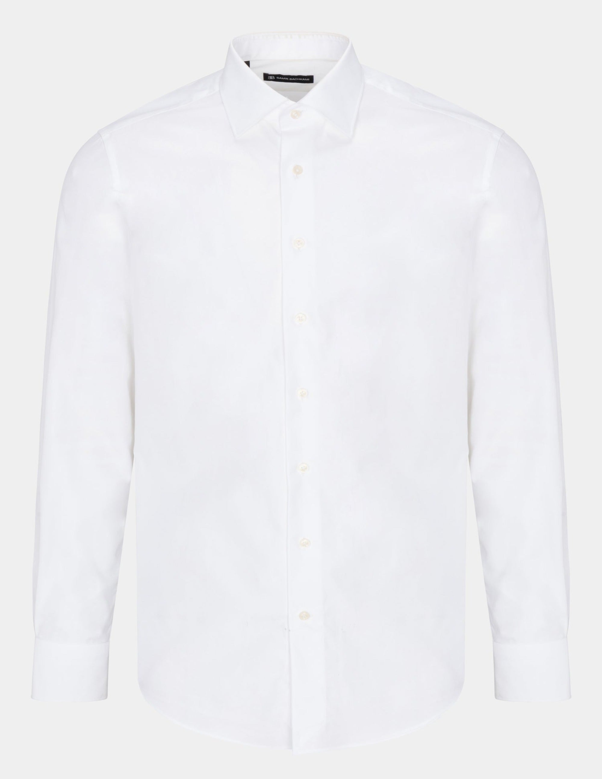 White Slim Fit Shirt - Samir Bachkami