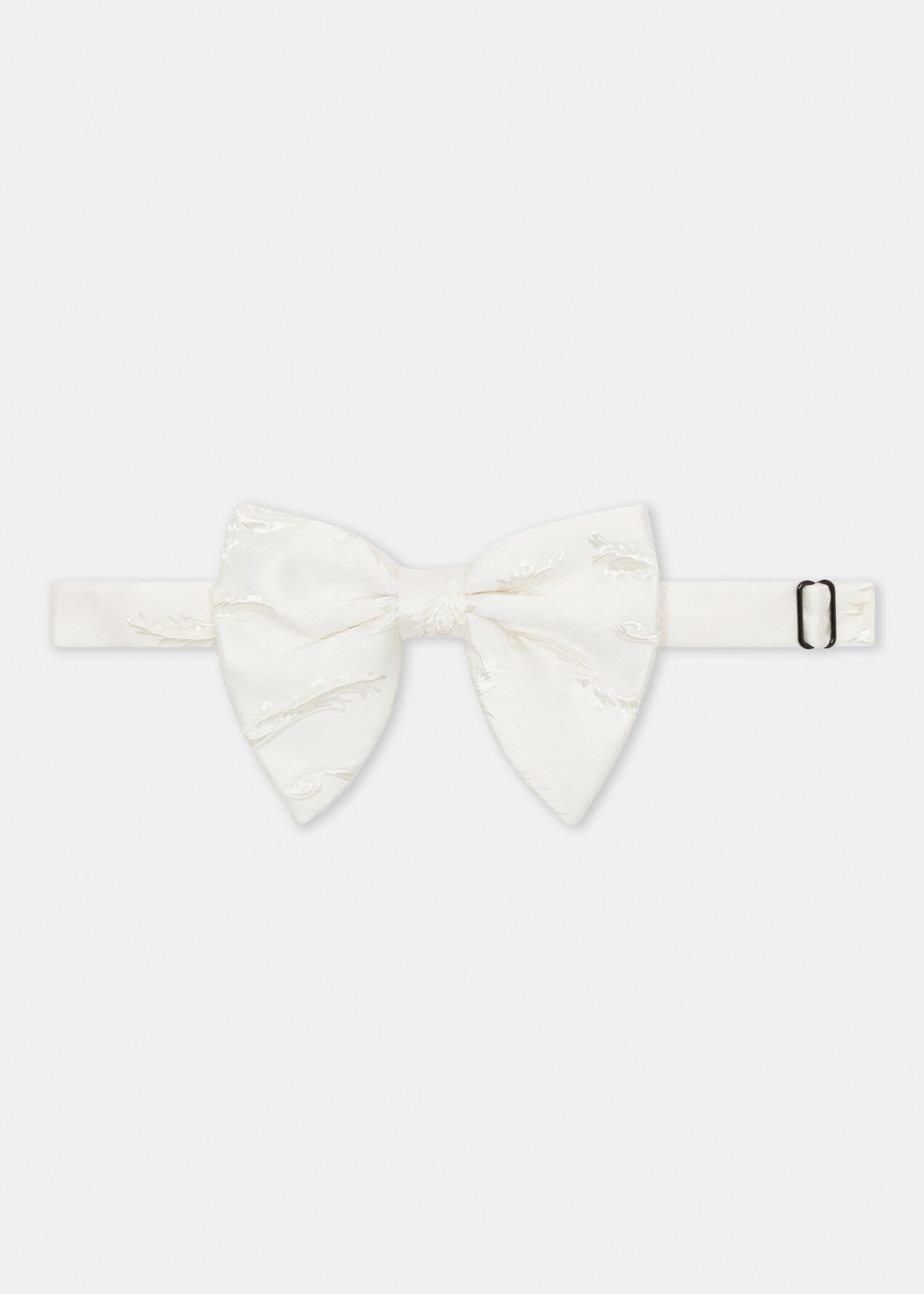 White Textured Bow Tie - Samir Bachkami