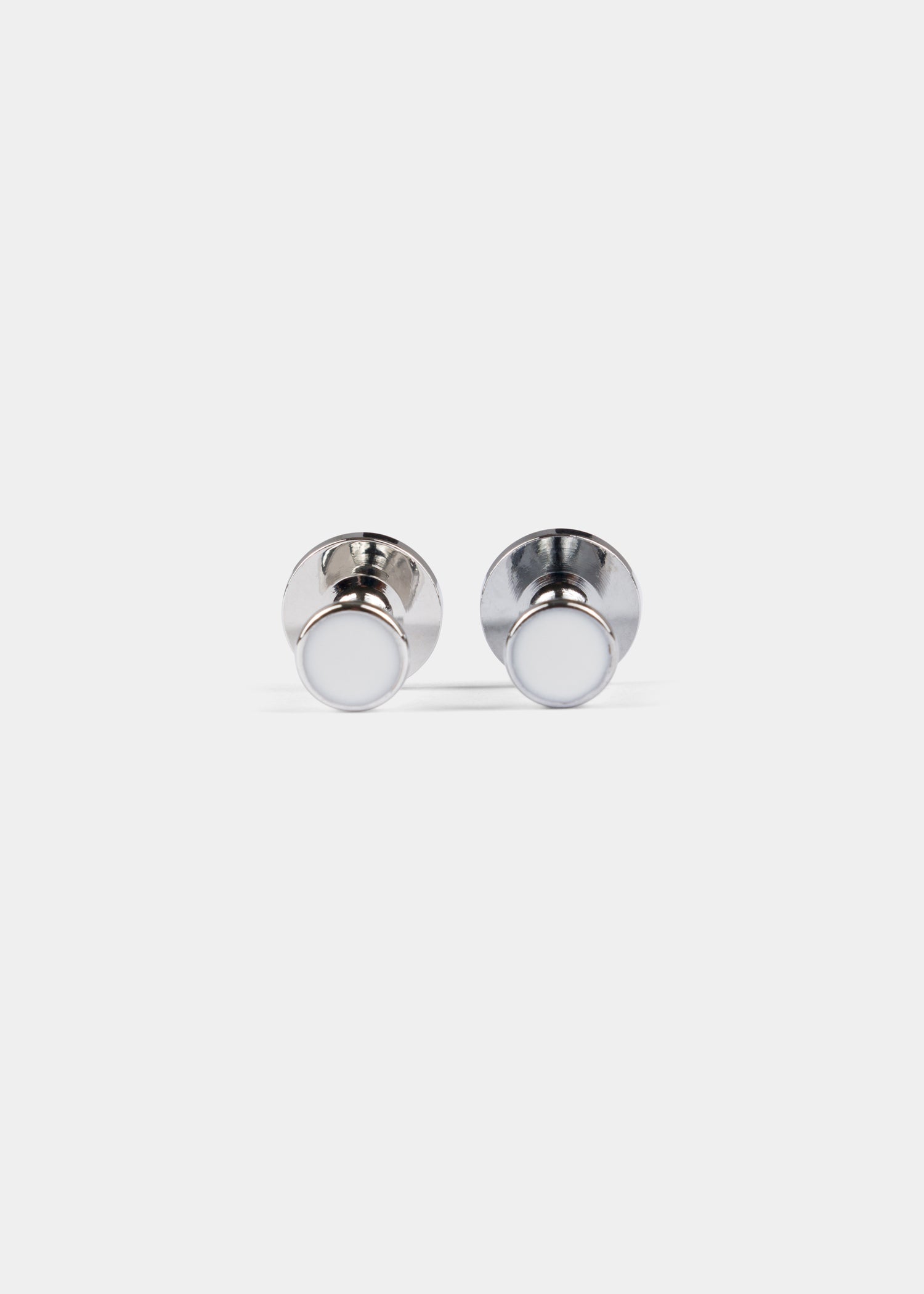 White Tuxedo Studs 4 Sets - Samir Bachkami