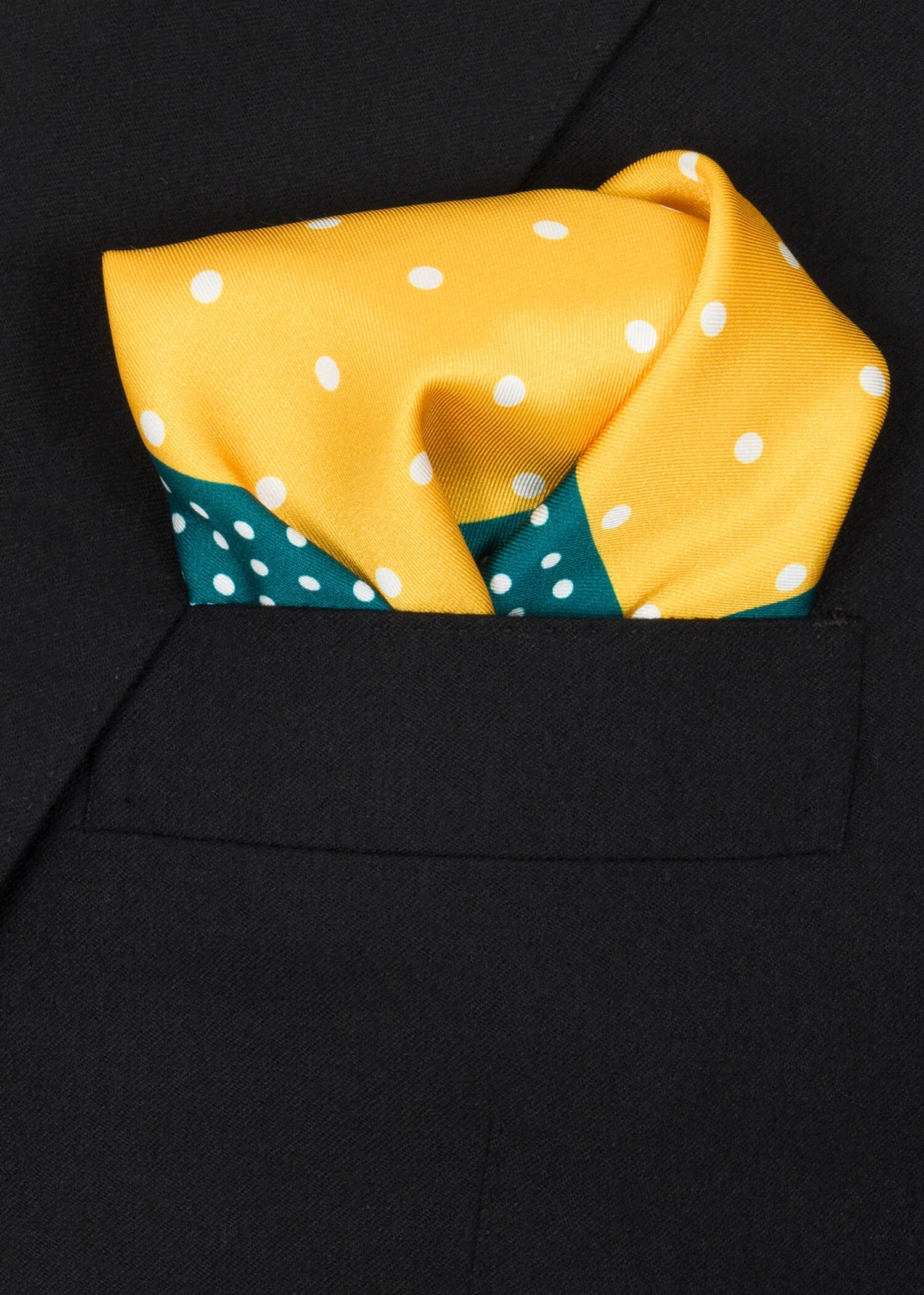 Yellow Green Pocket Square - Samir Bachkami