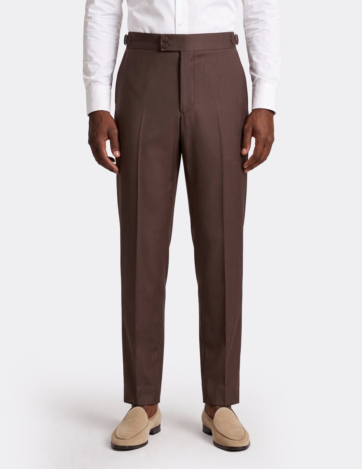 The Modena Dark Chocolate DB Trousers - Samir Bachkami