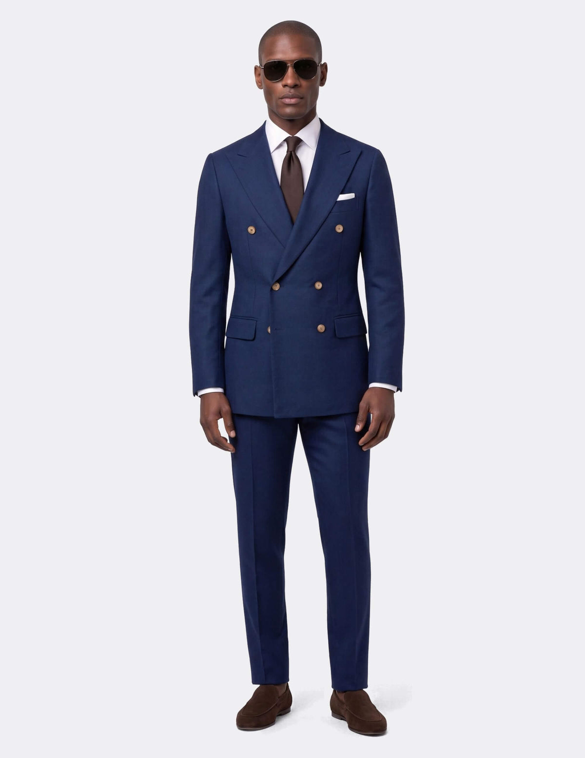 Florence Royal Blue Double-Breasted Suit