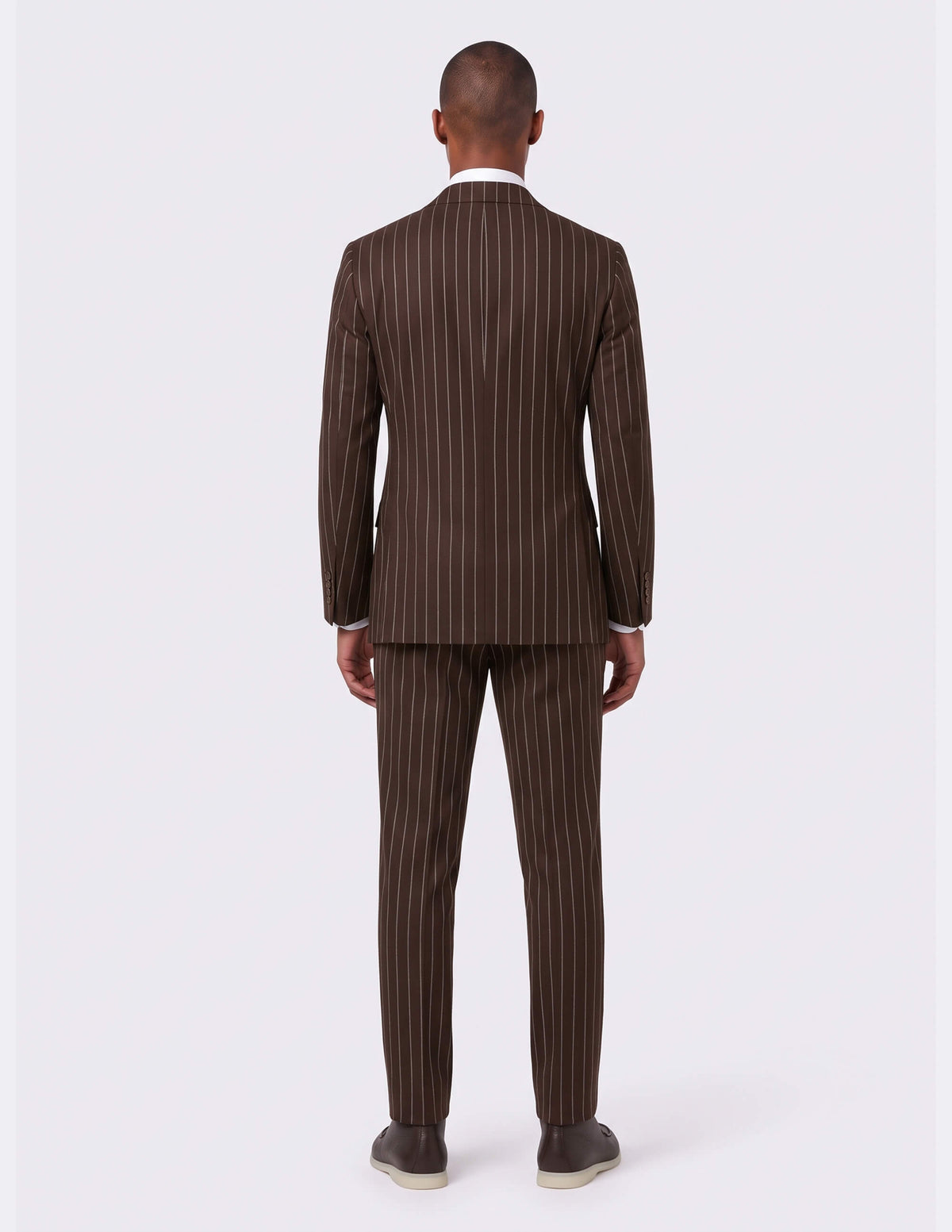 The Siena Cacao Pinstripe Double-Breasted Suit