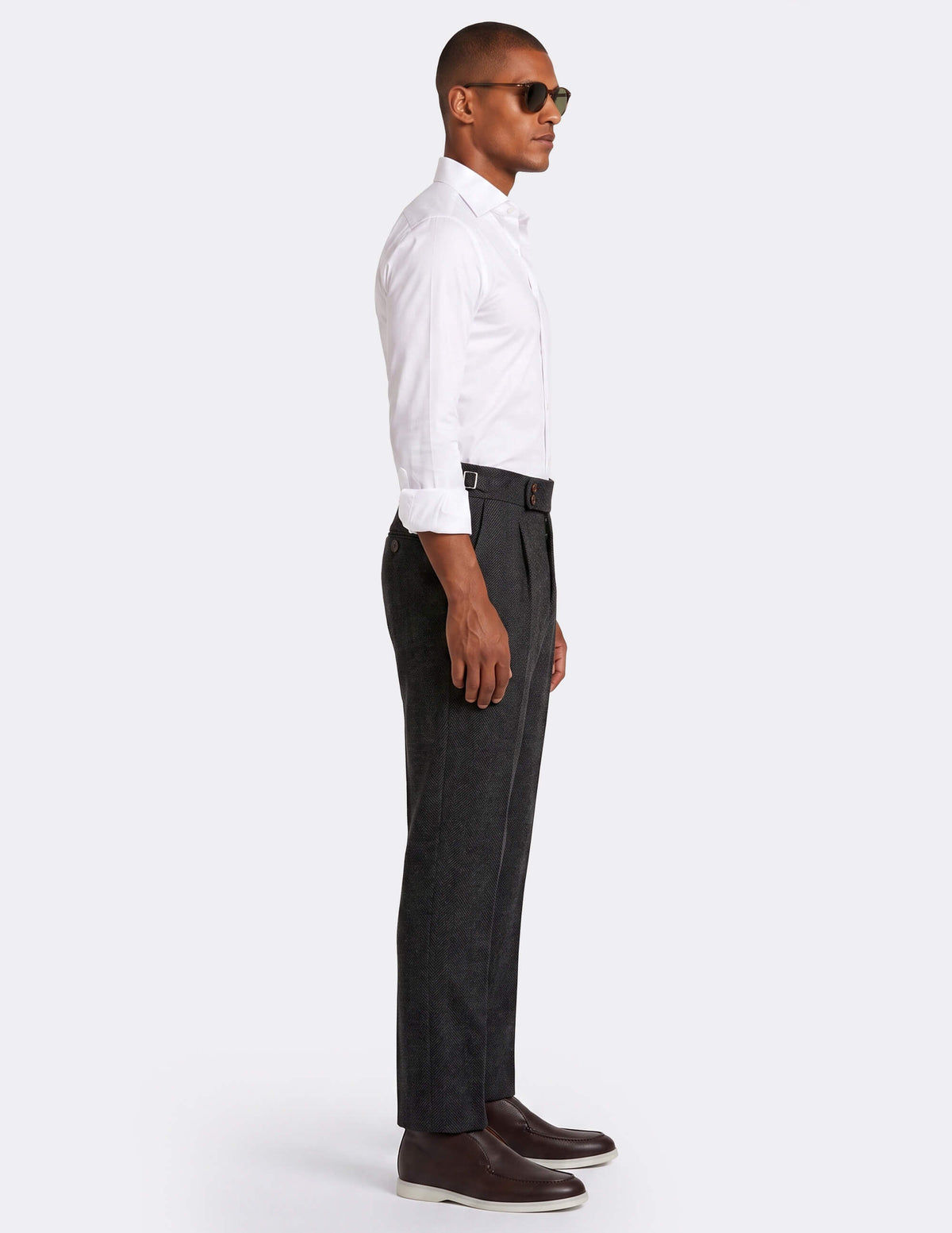The Novara Herringbone DB Trousers