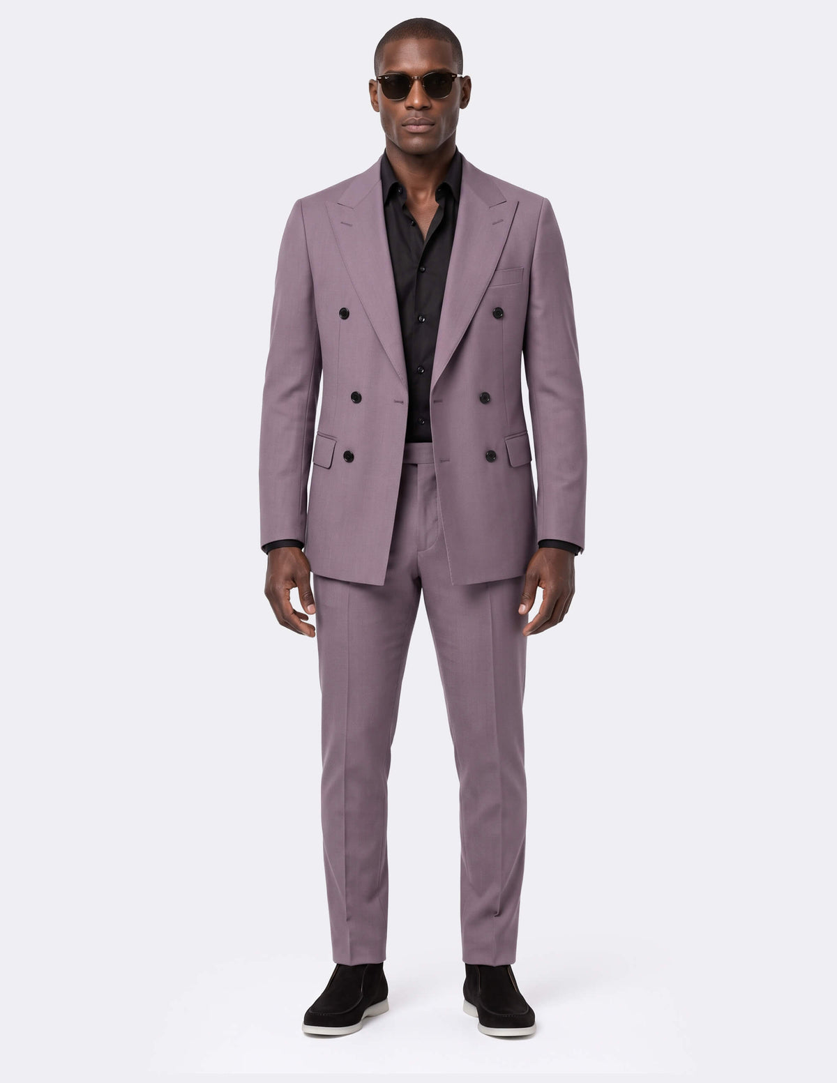 Provence Lavender Double-Breasted Suit