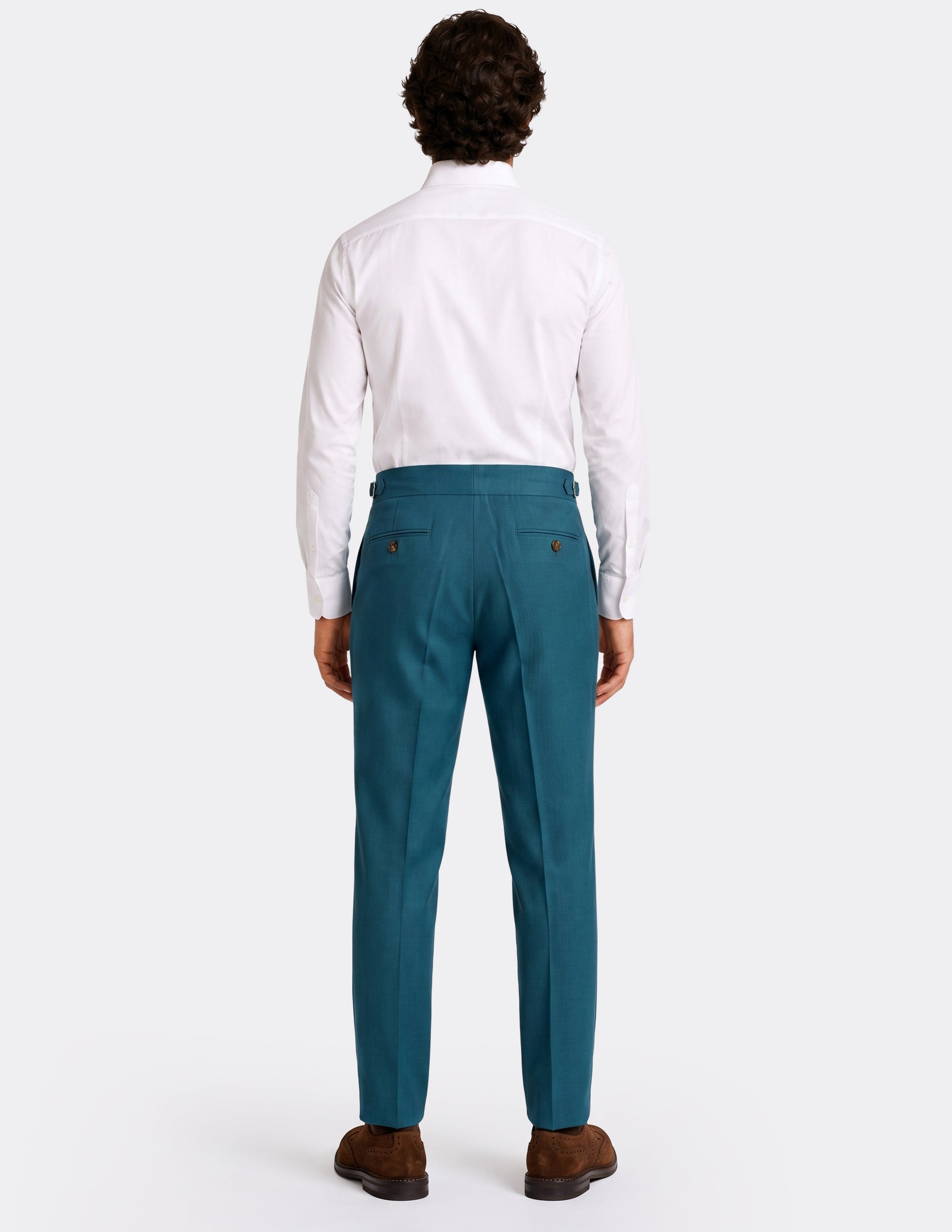 The Cannes Teal DB Trousers