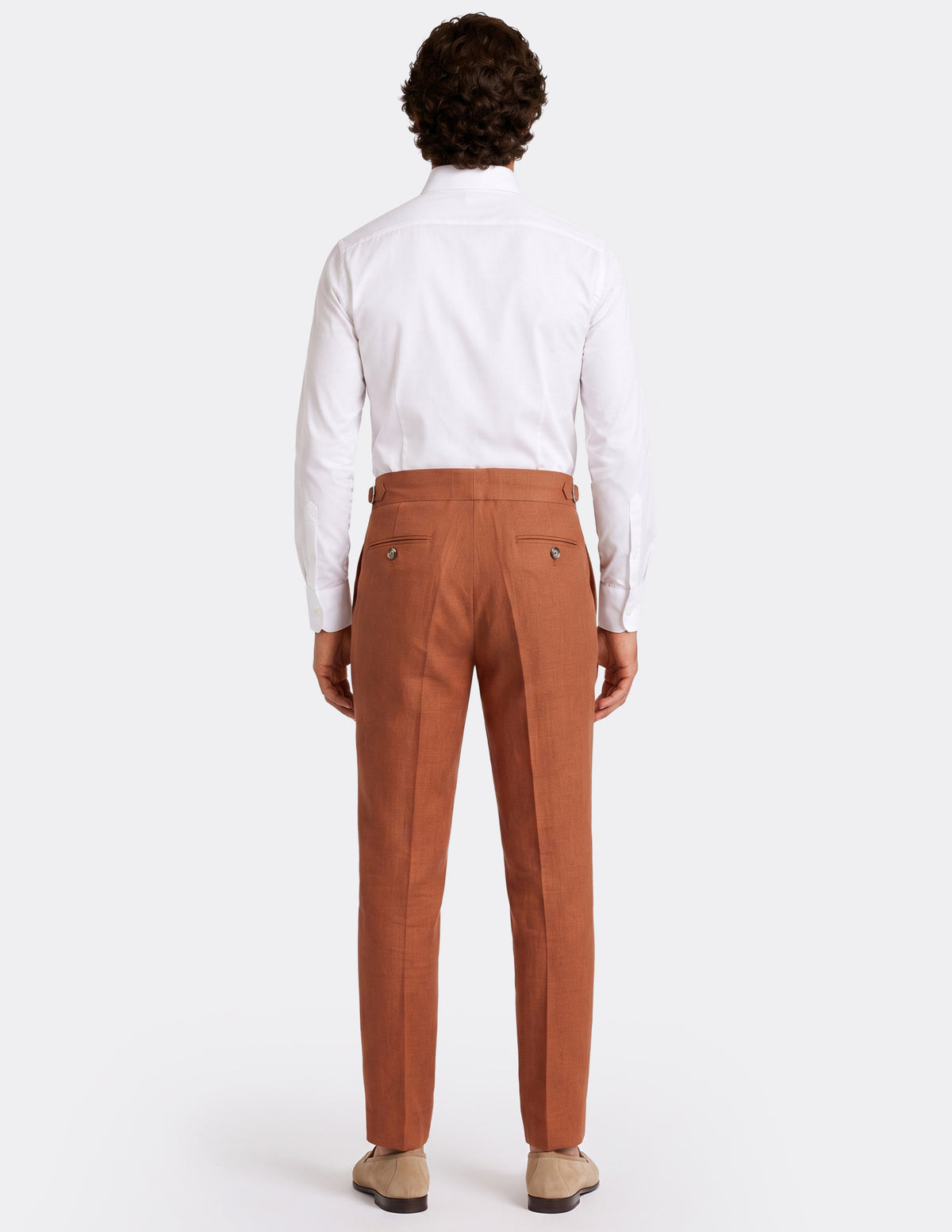 The Positano Terracotta DB Trousers