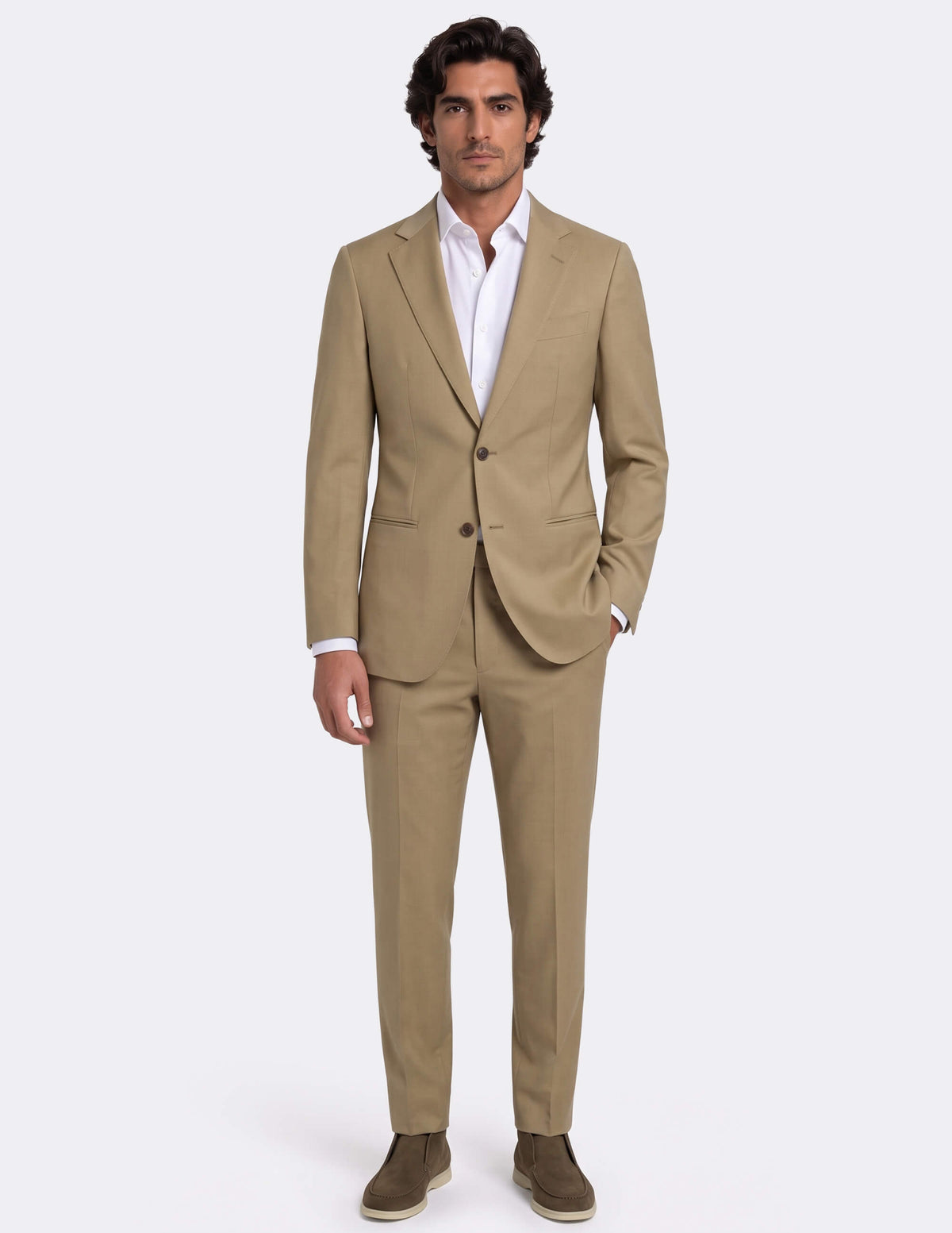 Sahara Sand Single Breasted Suit