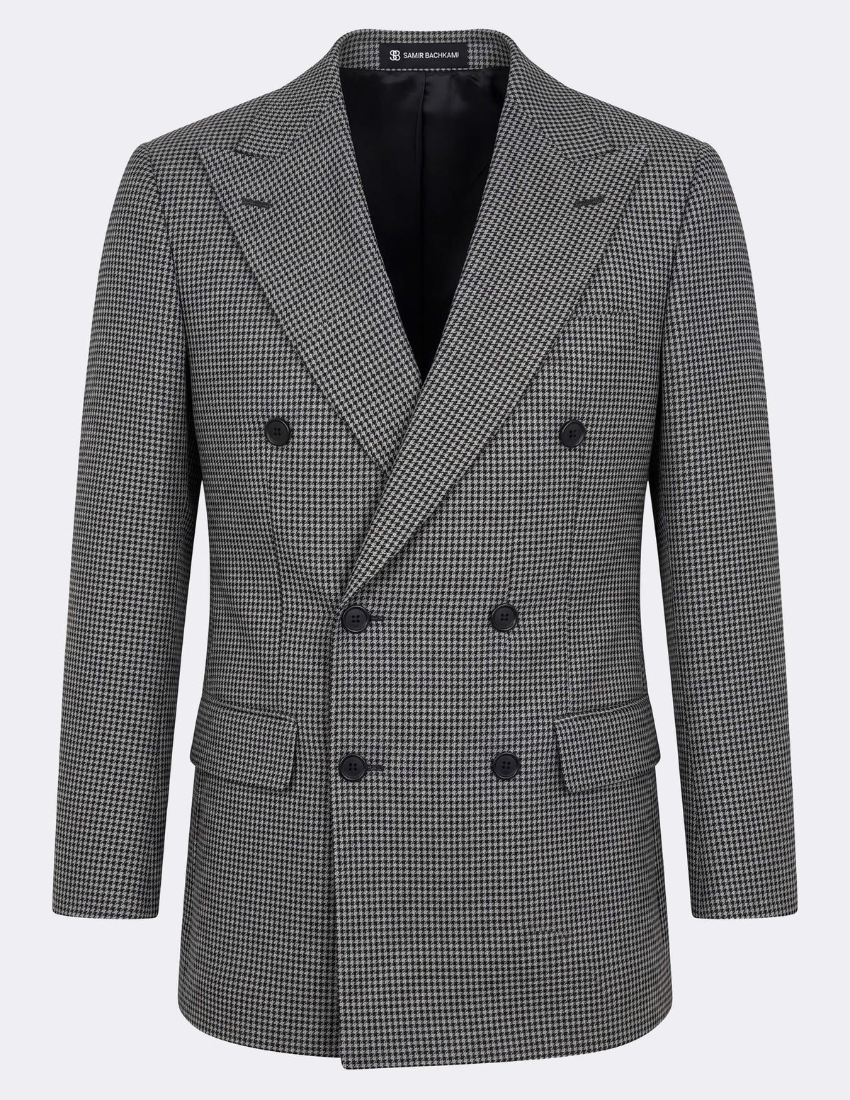 Savile Houndstooth Double Breasted Suit