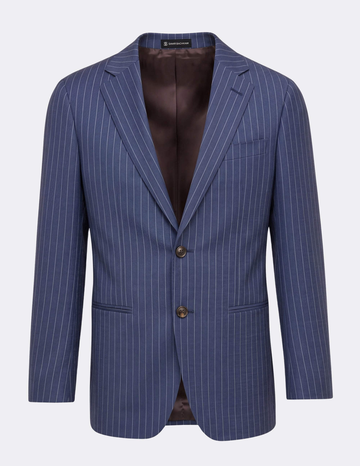The Italian Blue Pinstripe Suit
