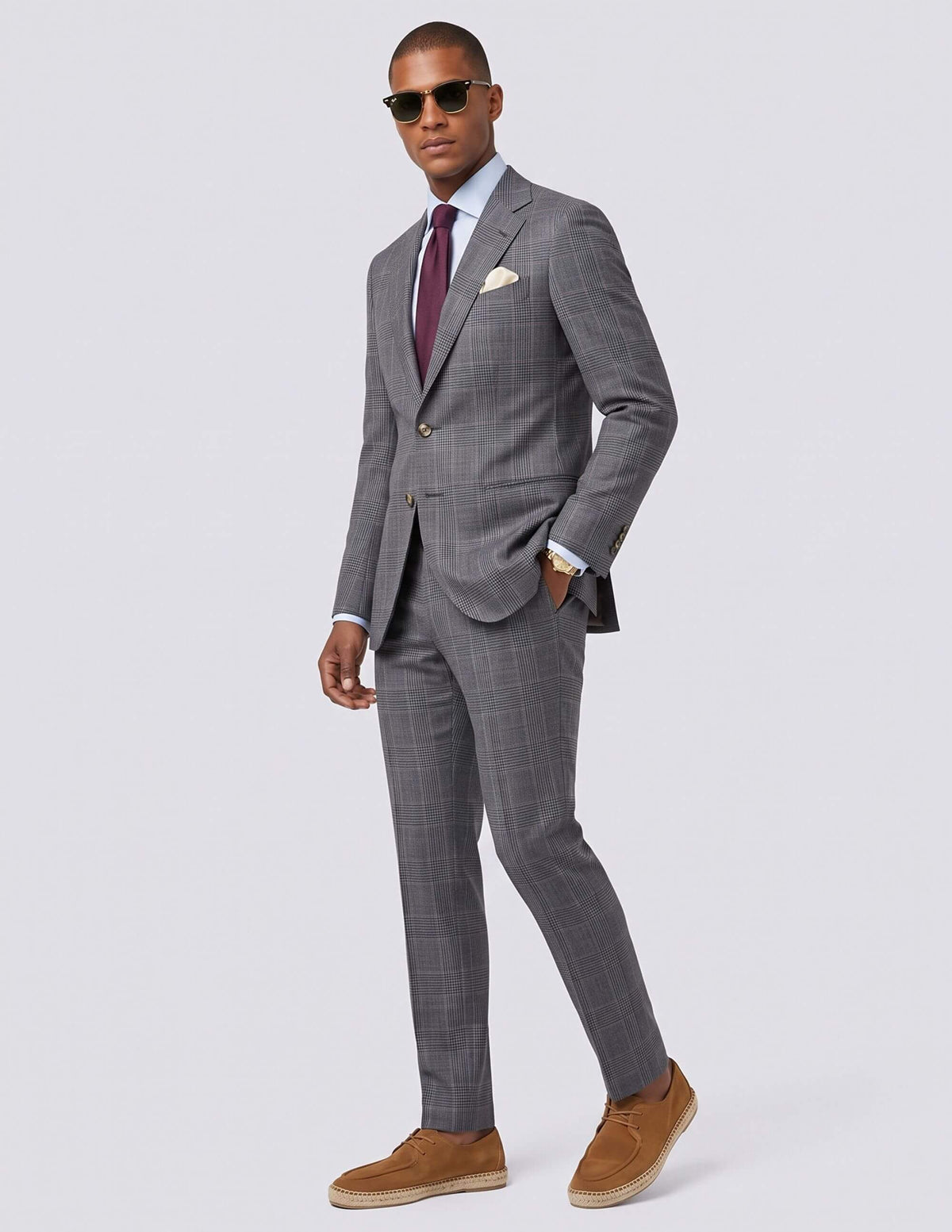 The Savile Grey Check Suit