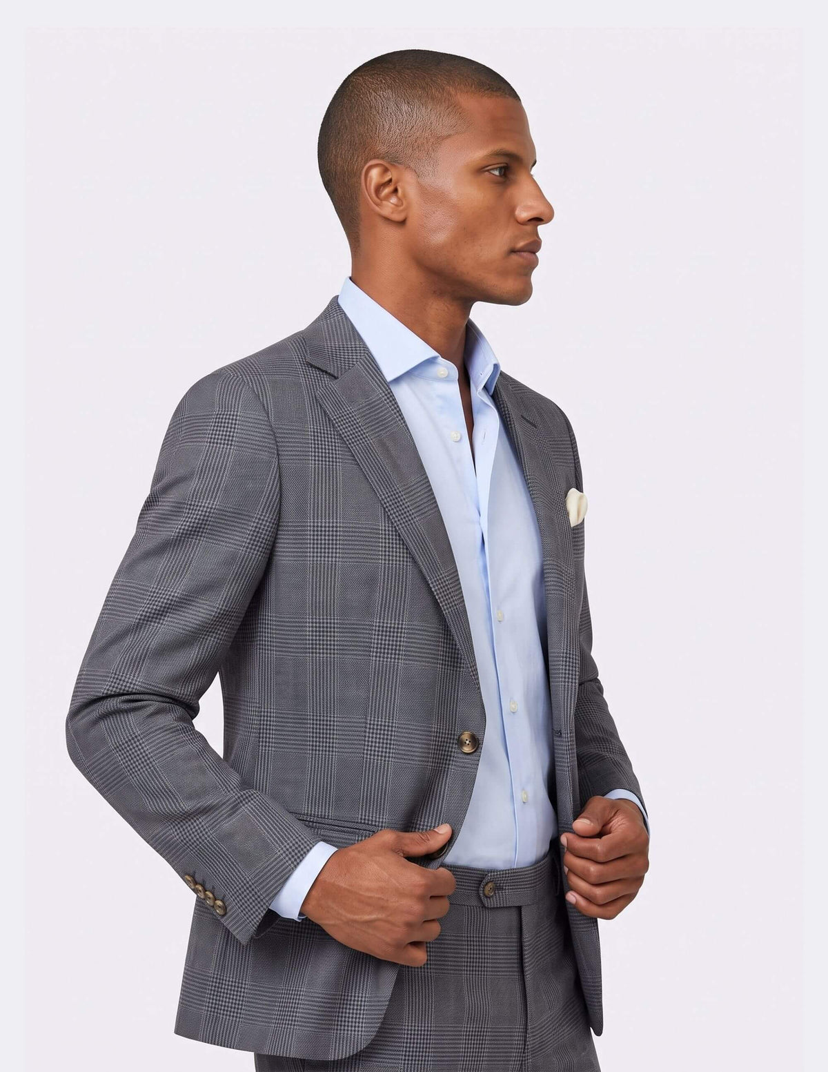 The Savile Grey Check Suit