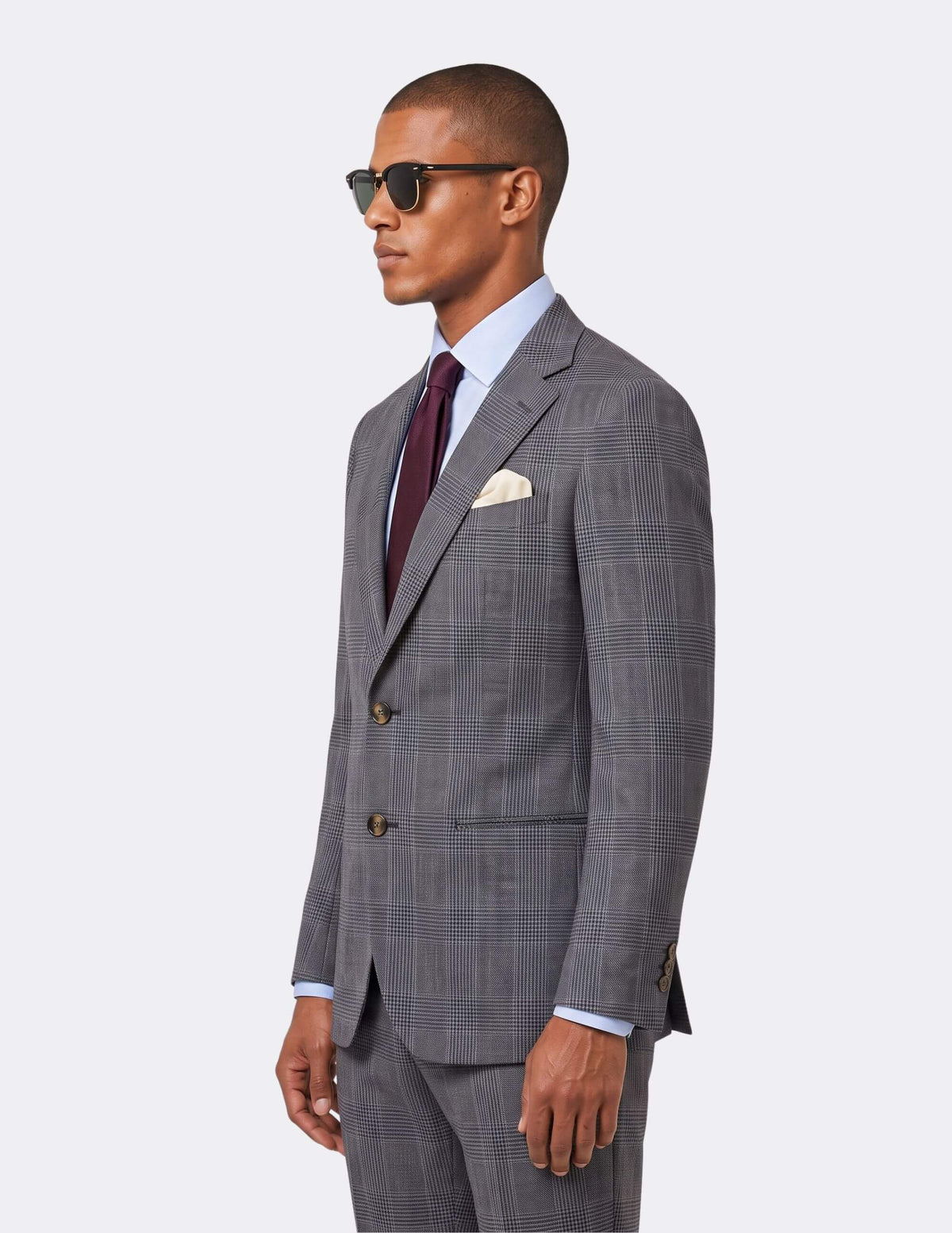 The Savile Grey Check Suit