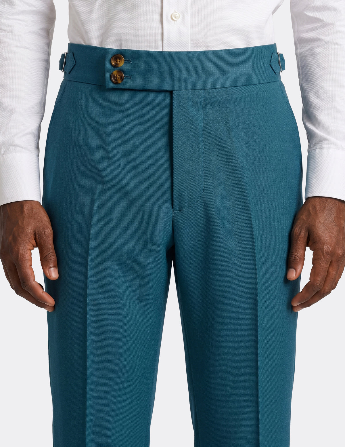The Cannes Teal DB Trousers