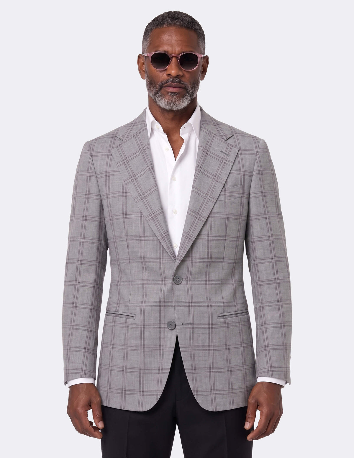 The Arvesso Grey Single-Breasted Jacket