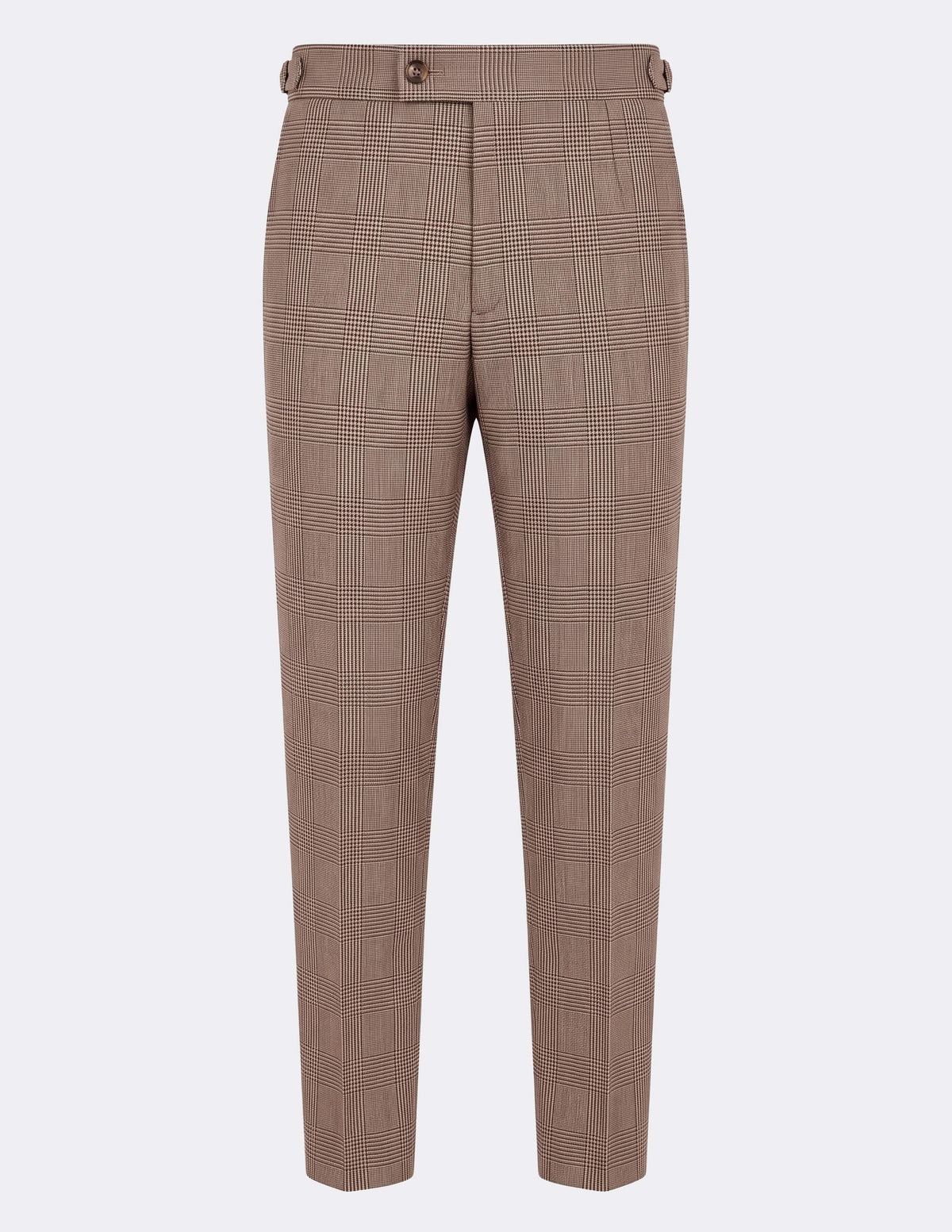 The Brera Mocha Check Double-Breasted Suit