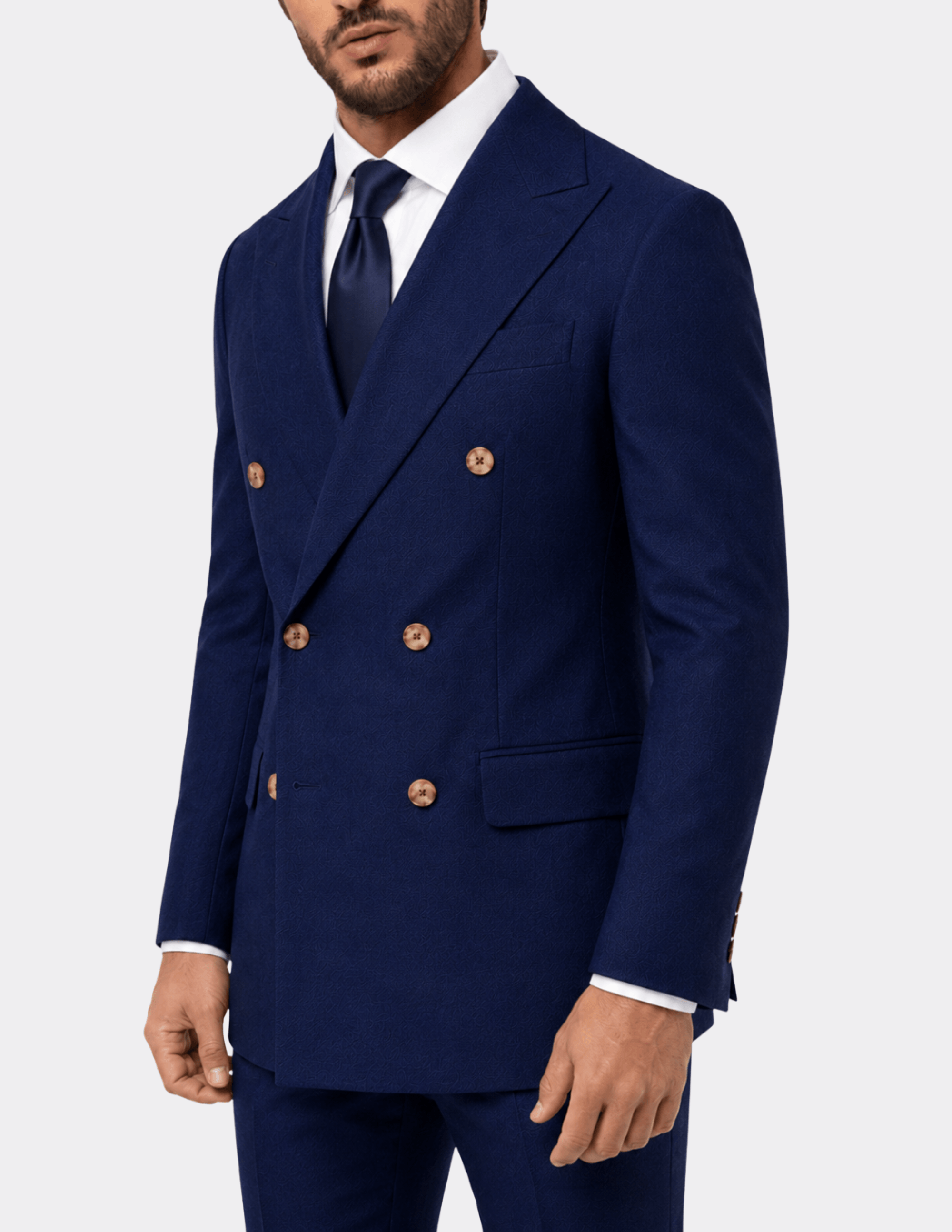 Florence Royal Blue Double-Breasted Suit