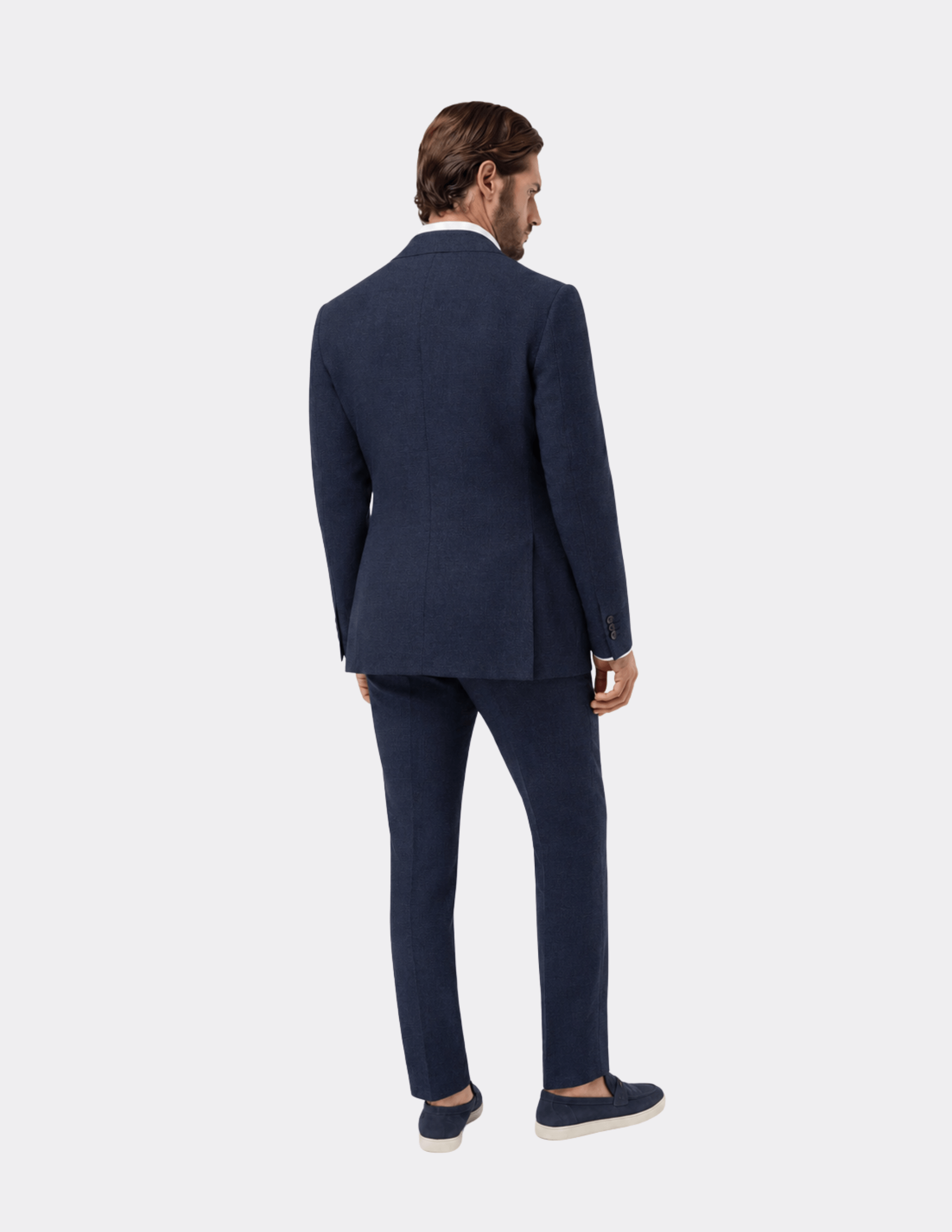 Bleu Minuit Single Breasted Suit