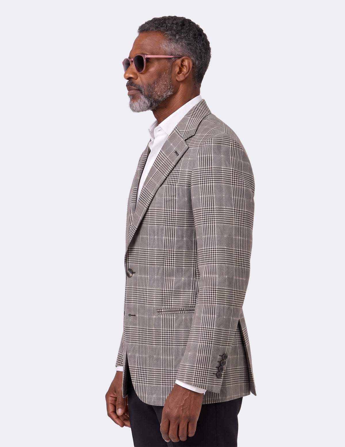 The Dorseno Check Single-Breasted Jacket