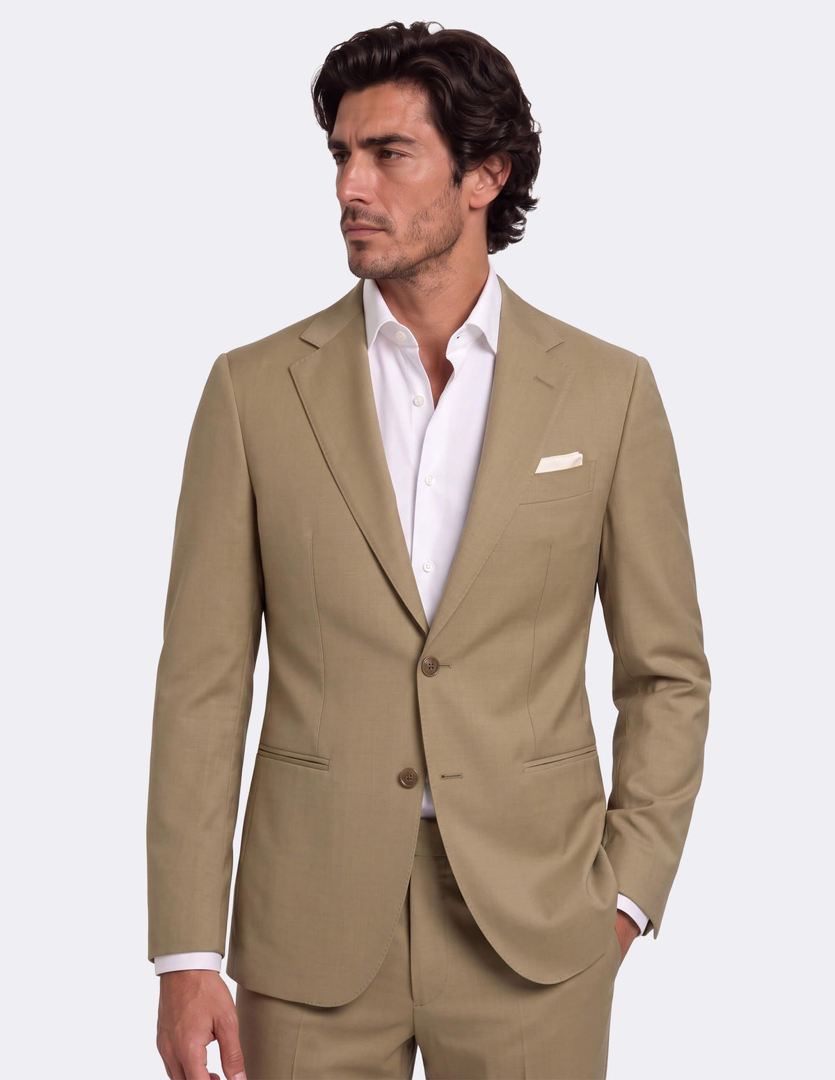 Sahara Sand Single Breasted Suit