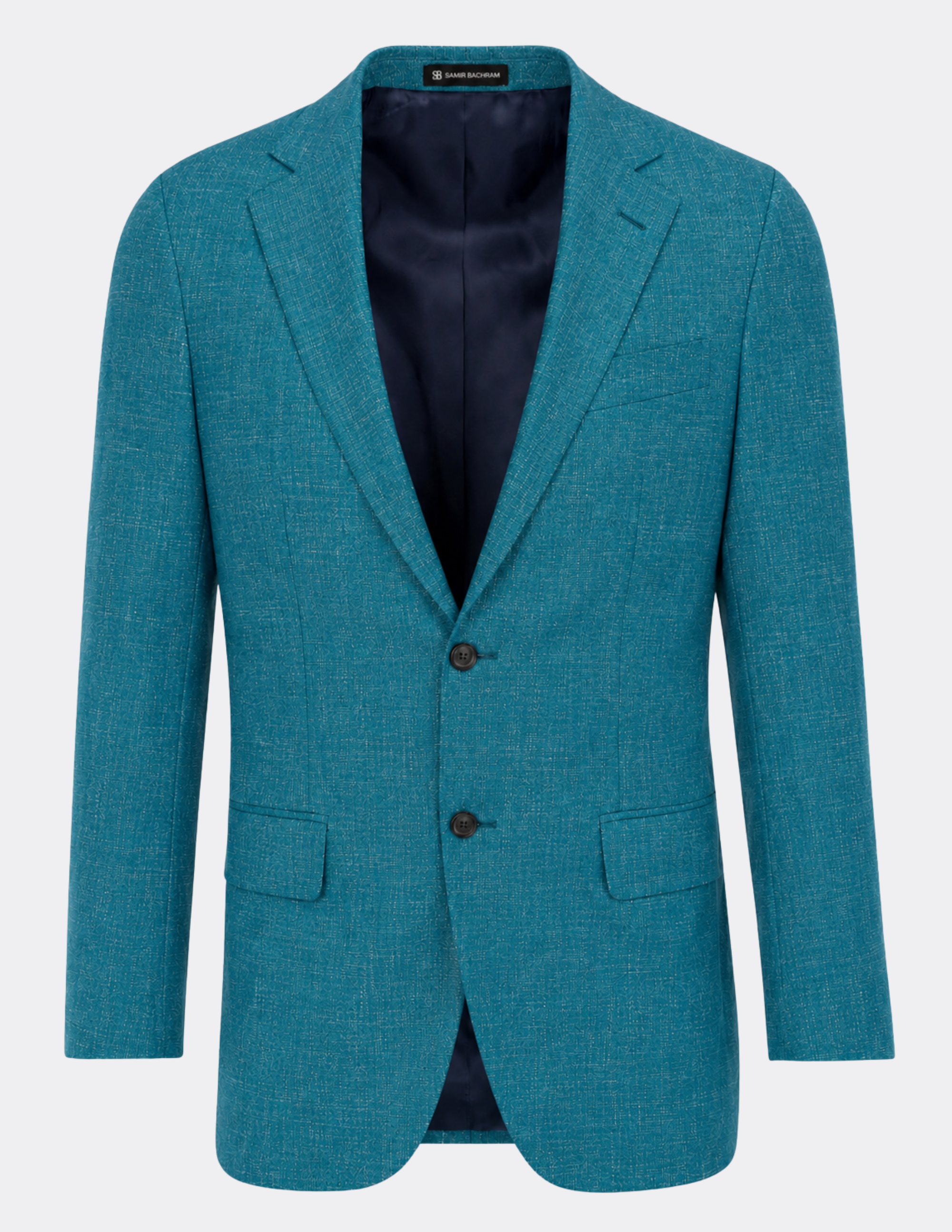 Capri Teal Single Breasted Suit