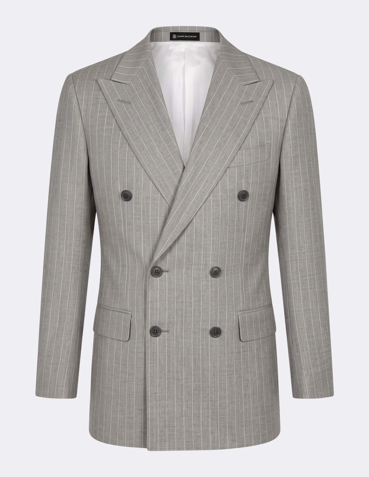 The Verona Pearl Pinstripe Double-Breasted Suit