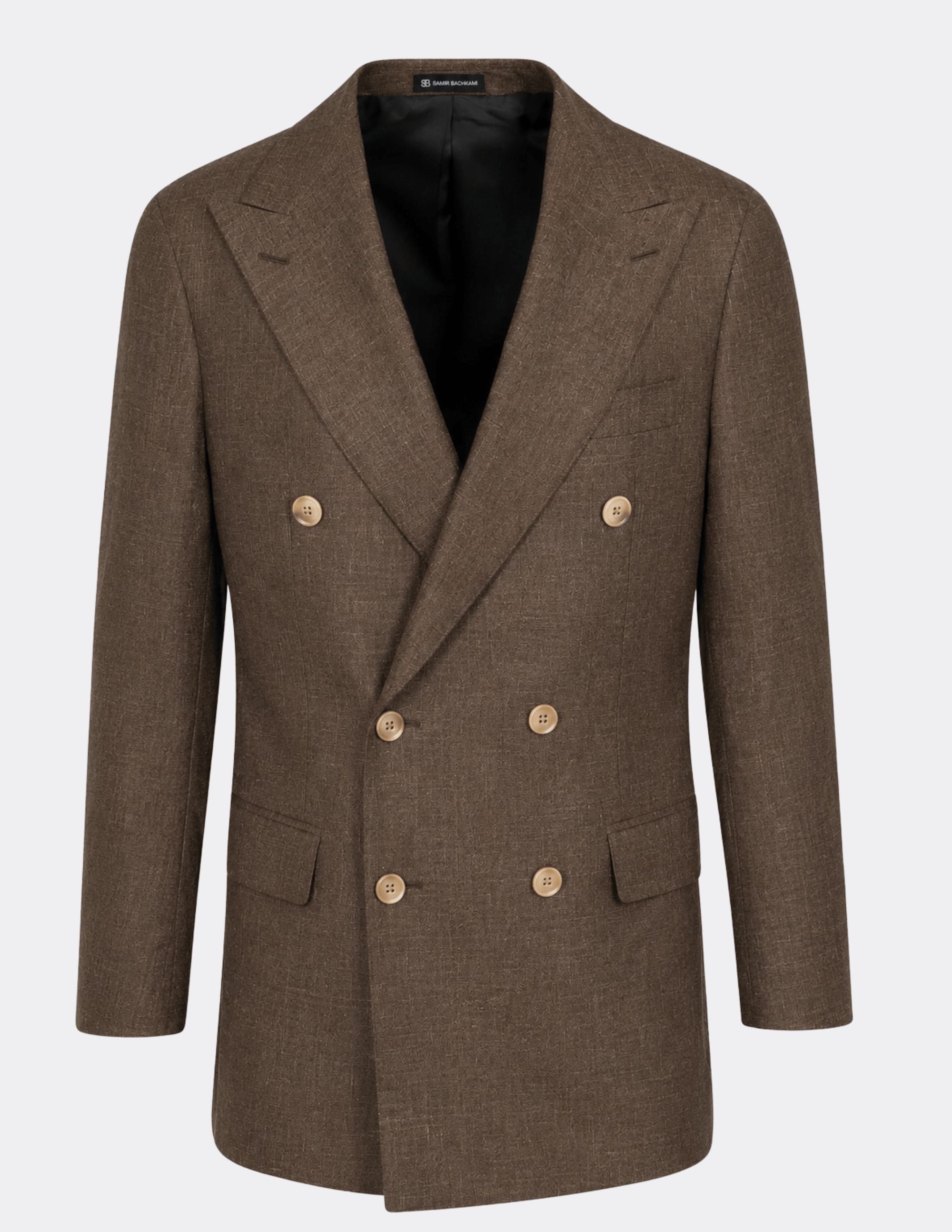 Siena Brown Double-Breasted Suit