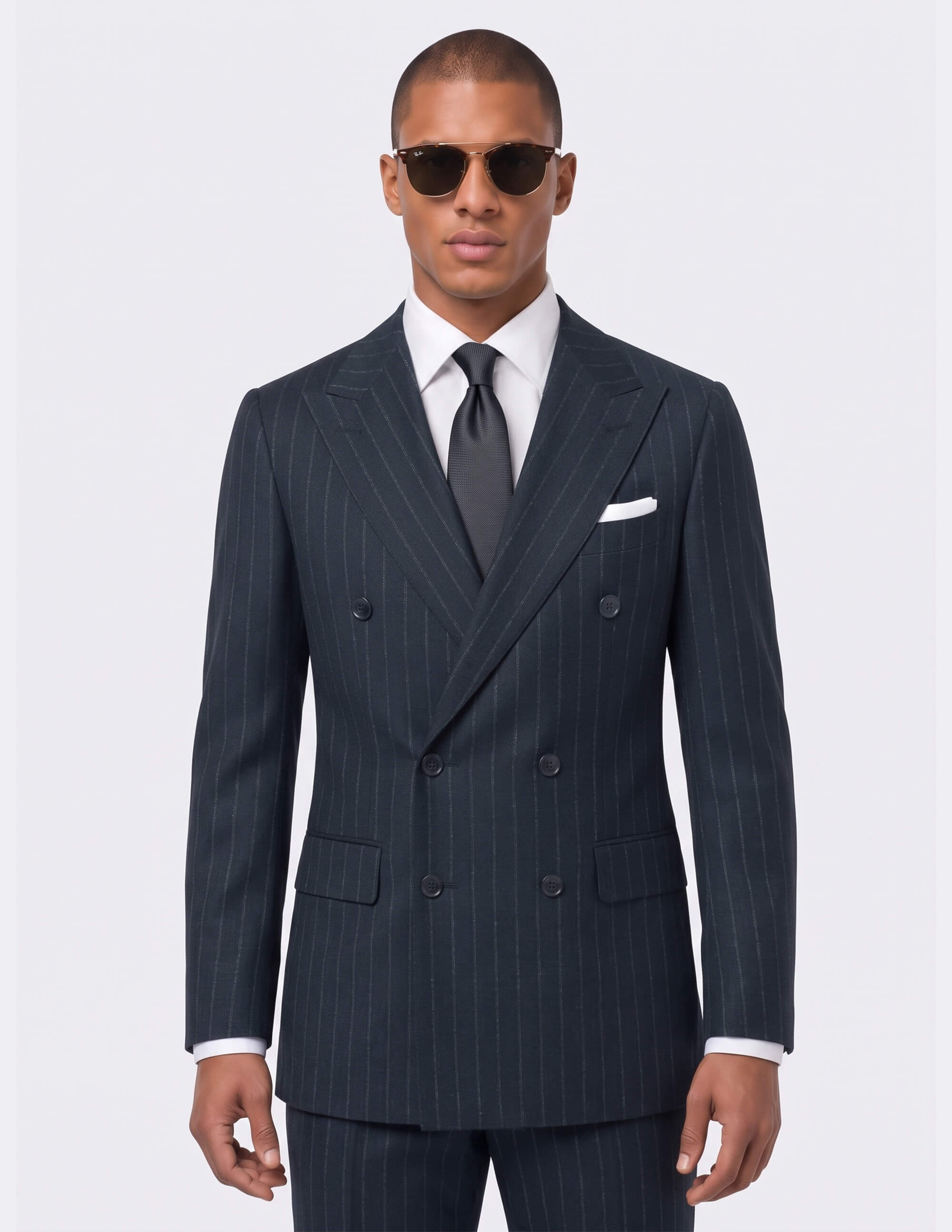 The Modena Pinstripe Double-Breasted Suit