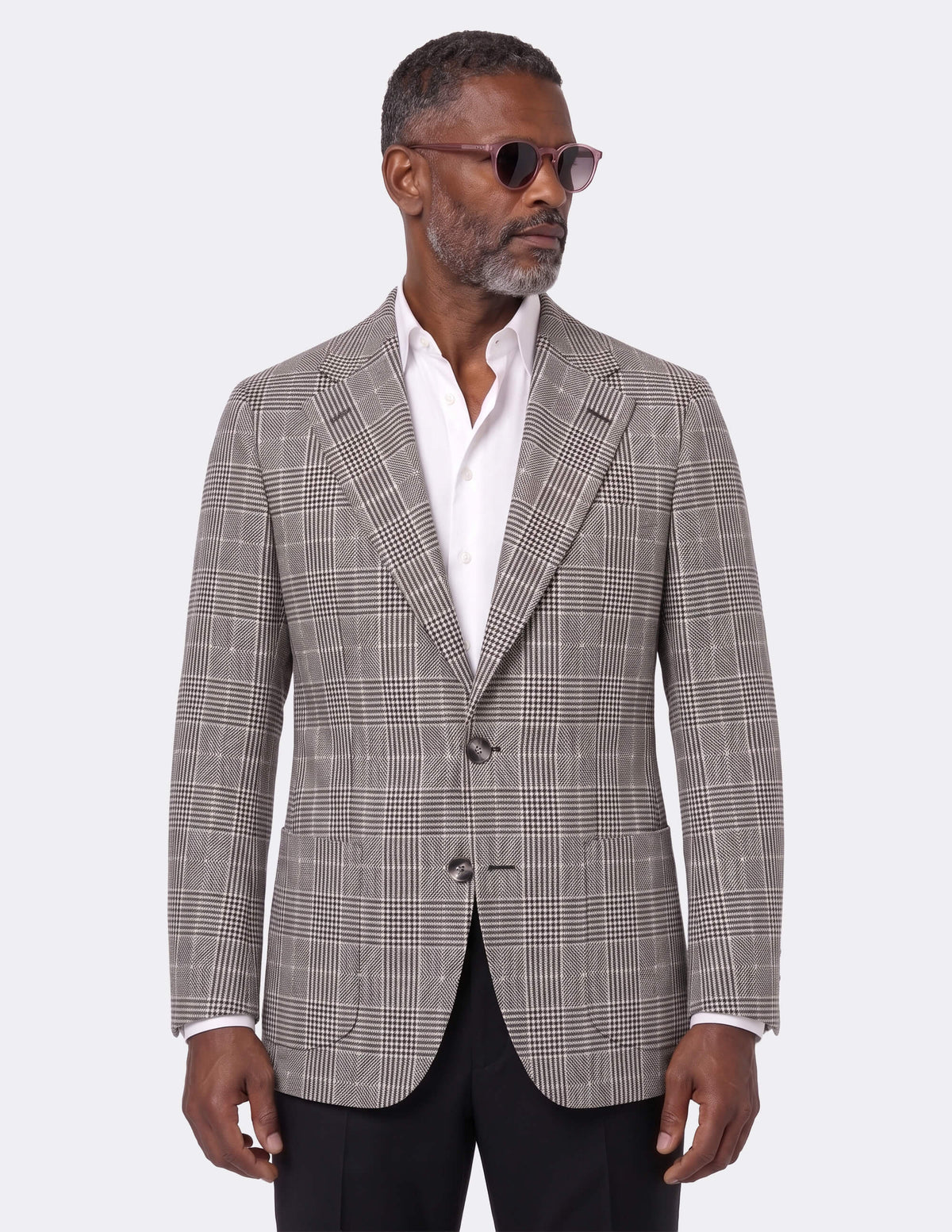 The Dorseno Check Single-Breasted Jacket