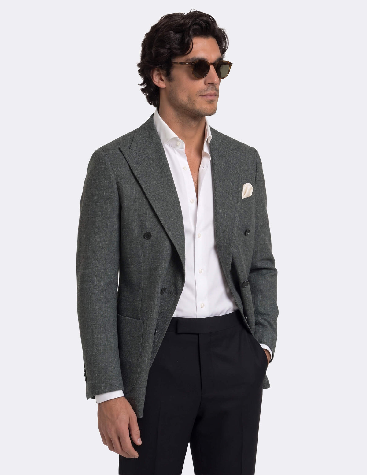 Torino Olive DB Jacket