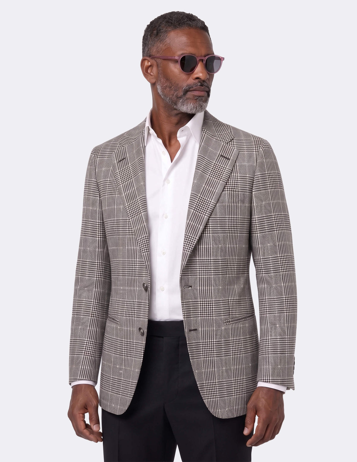 The Dorseno Check Single-Breasted Jacket