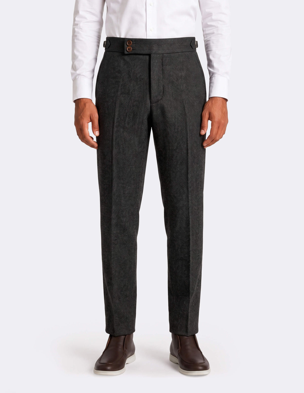 The Novara Herringbone DB Trousers