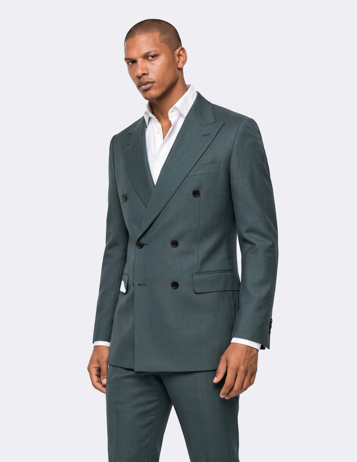 The Adriano Teal Suit