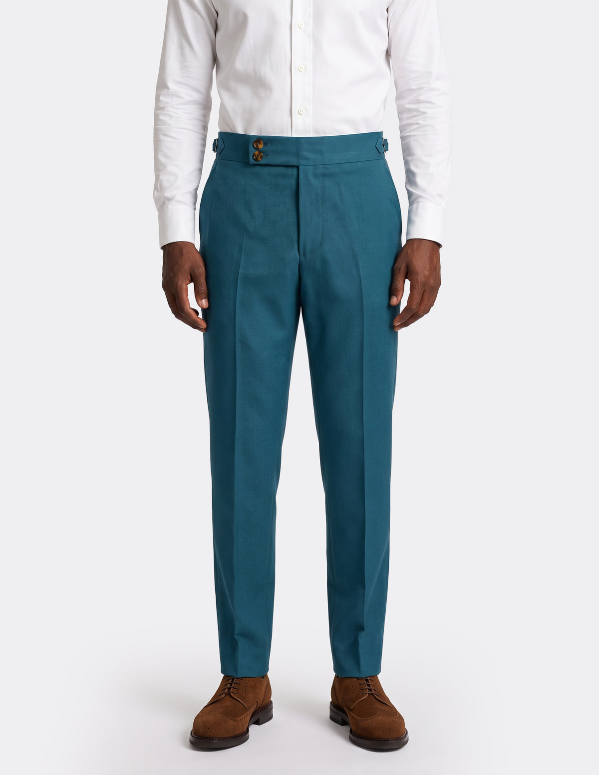 The Cannes Teal DB Trousers