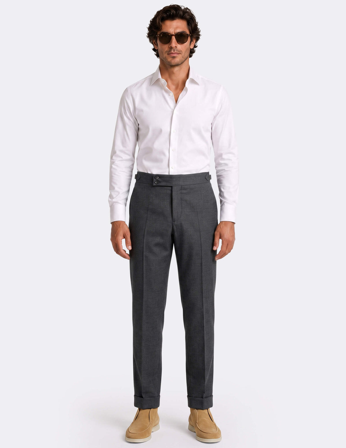 The Torino Charcoal DB Trousers