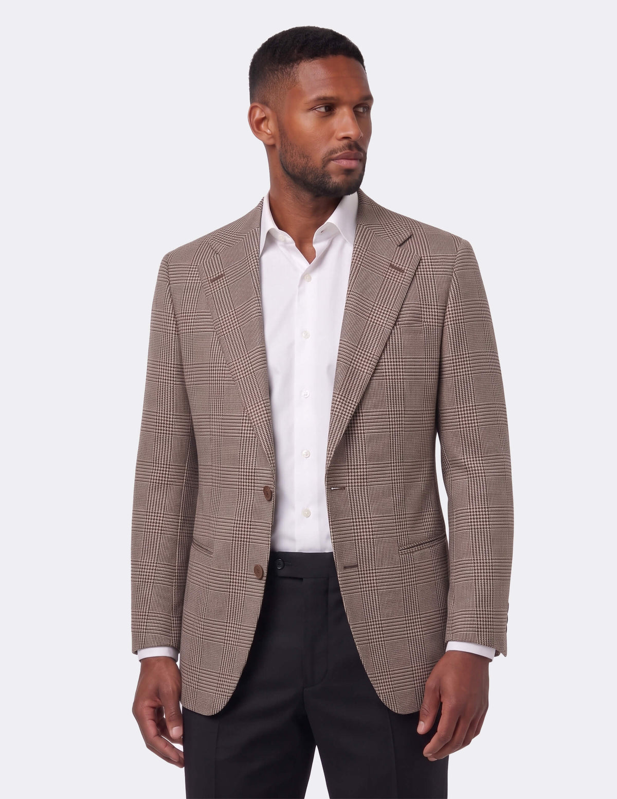 The Nocciola Glen Single-Breasted Jacket