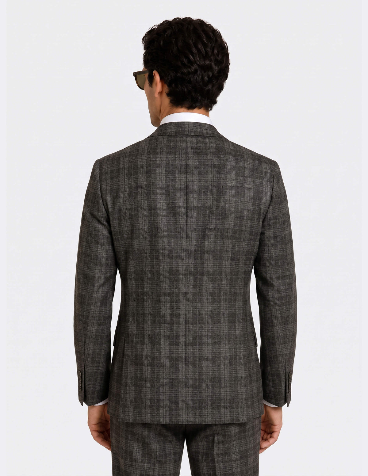 The Milano Ombra Check Suit