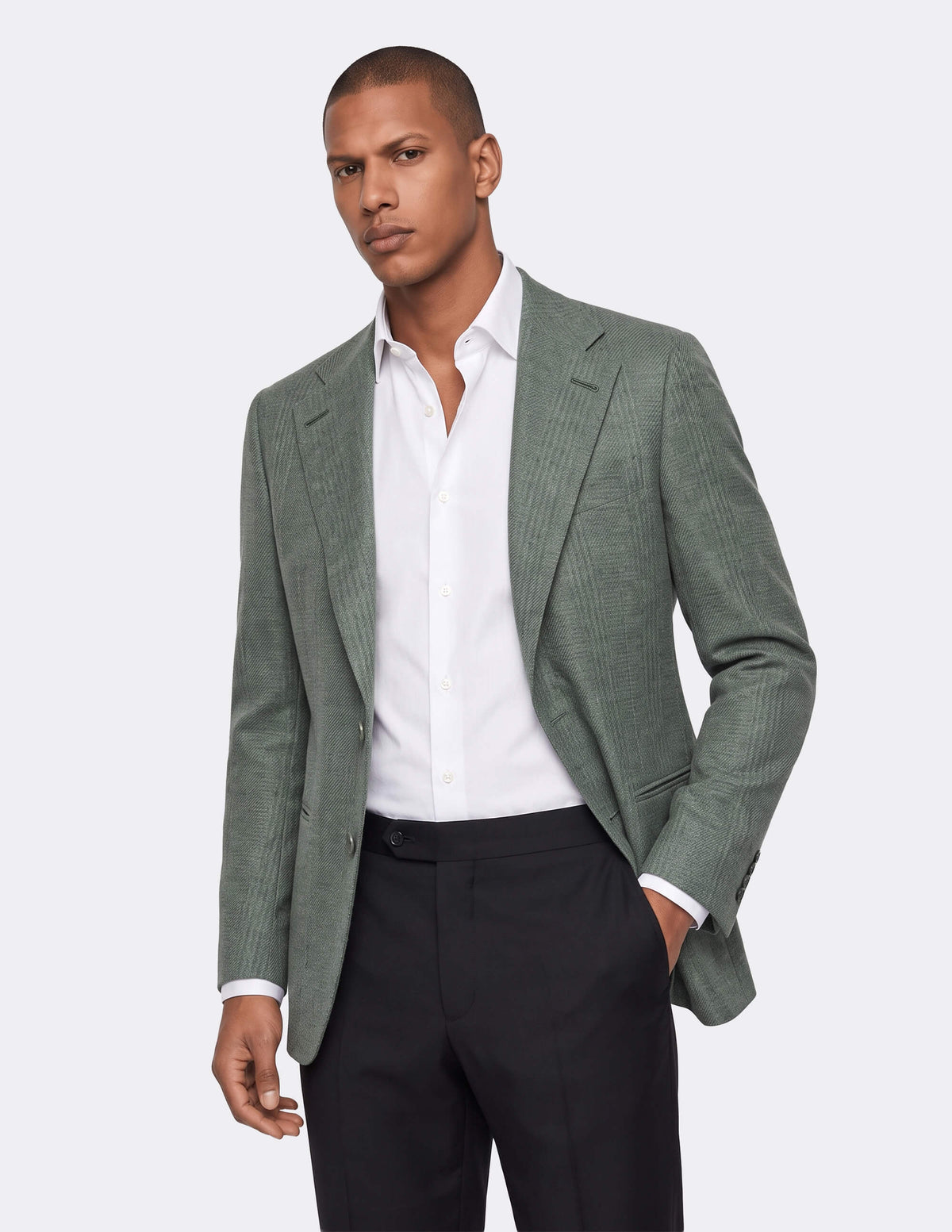 The Selvaro Sage Single-Breasted Jacket