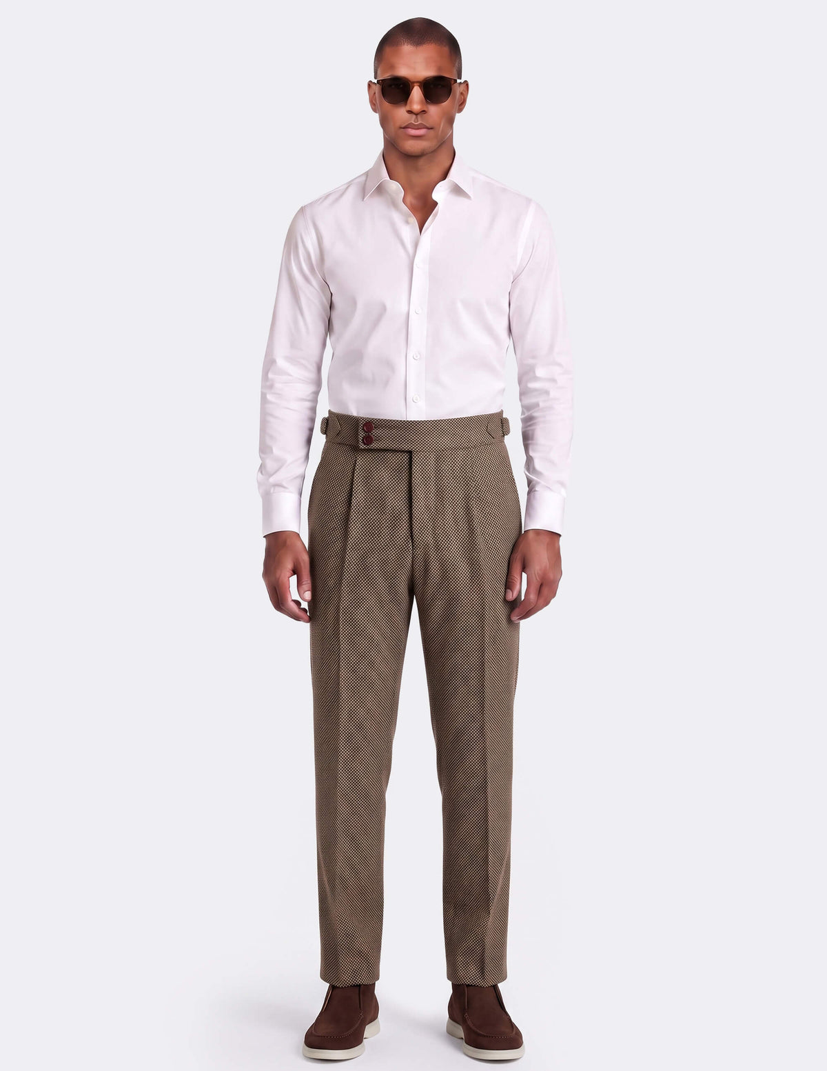The Cortona Mocha DB Trousers