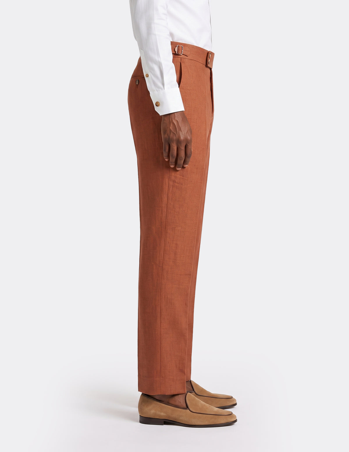 The Positano Terracotta DB Trousers
