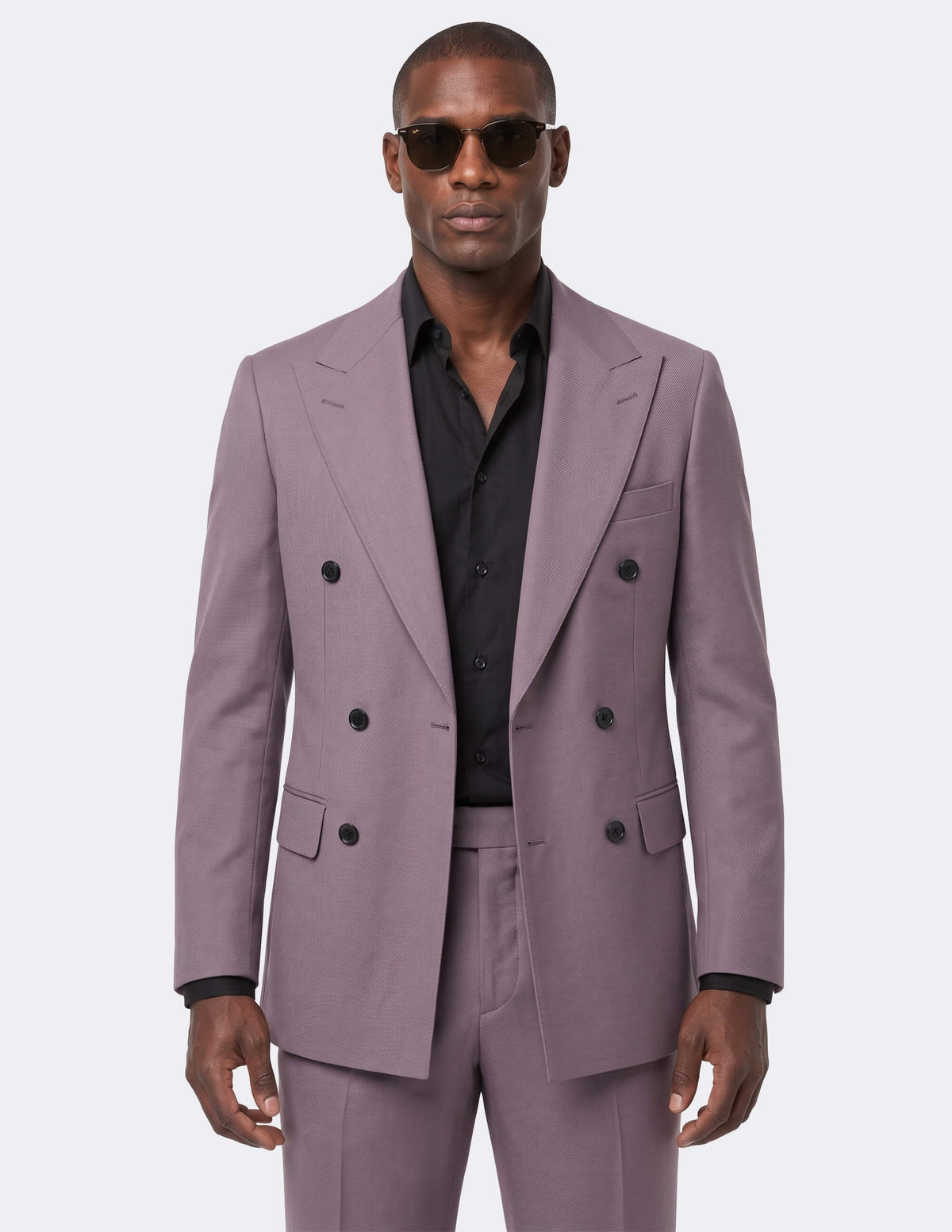 Provence Lavender Double-Breasted Suit