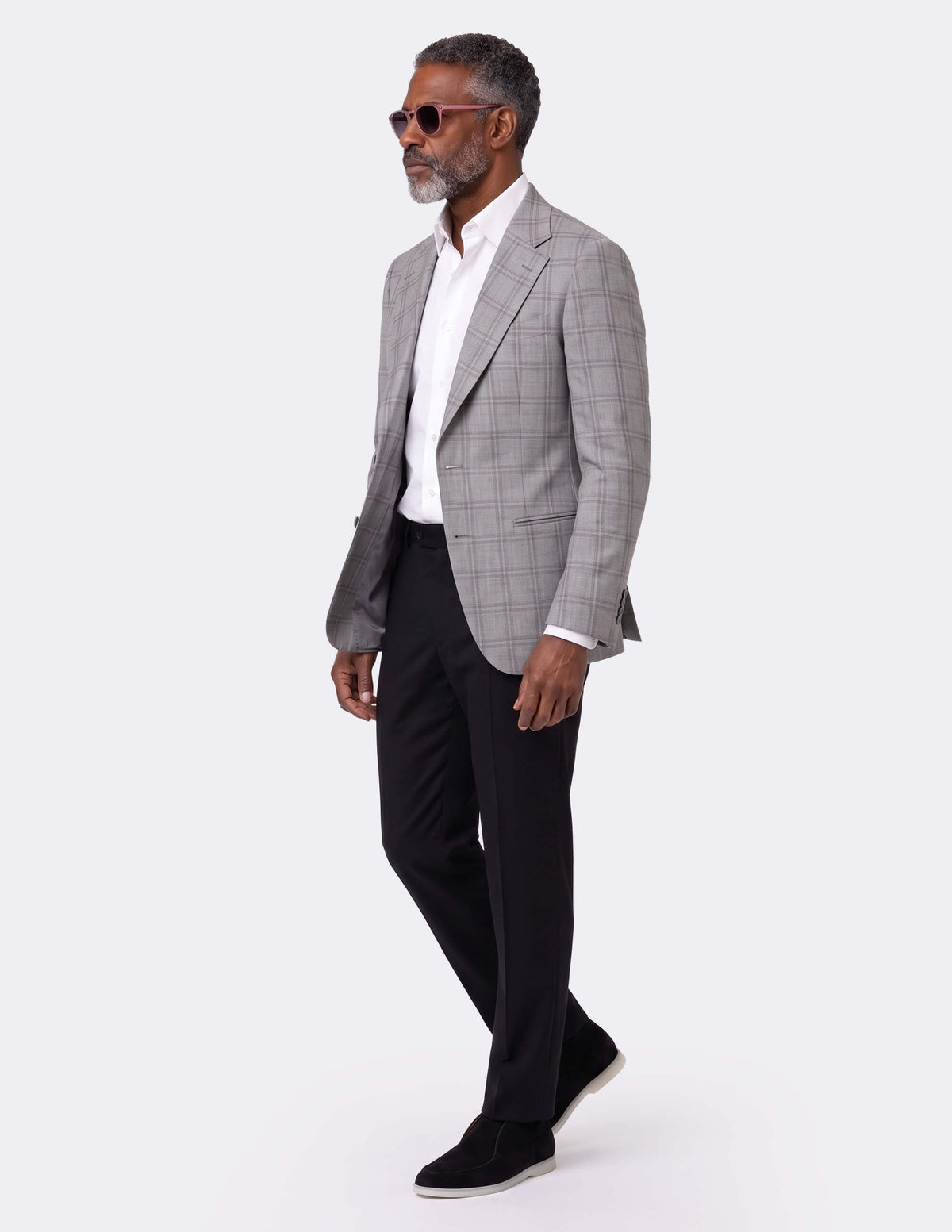 The Arvesso Grey Single-Breasted Jacket