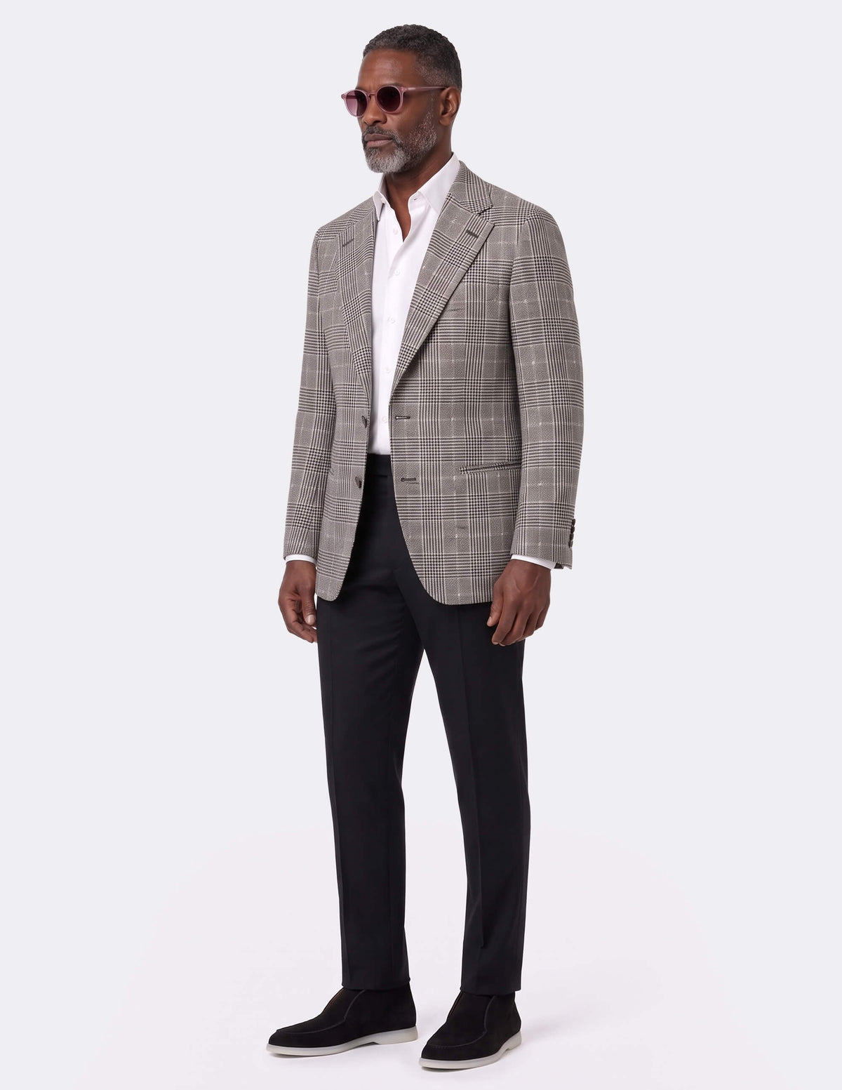 The Dorseno Check Single-Breasted Jacket