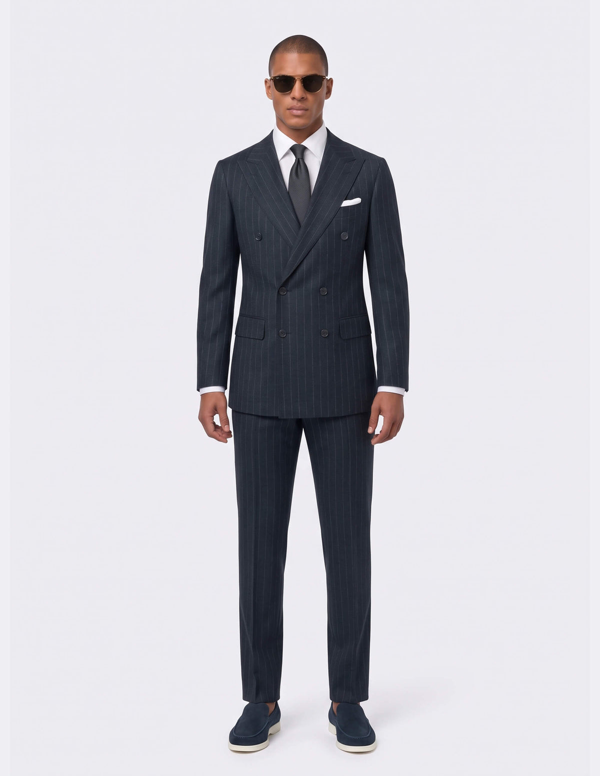 The Modena Pinstripe Double-Breasted Suit