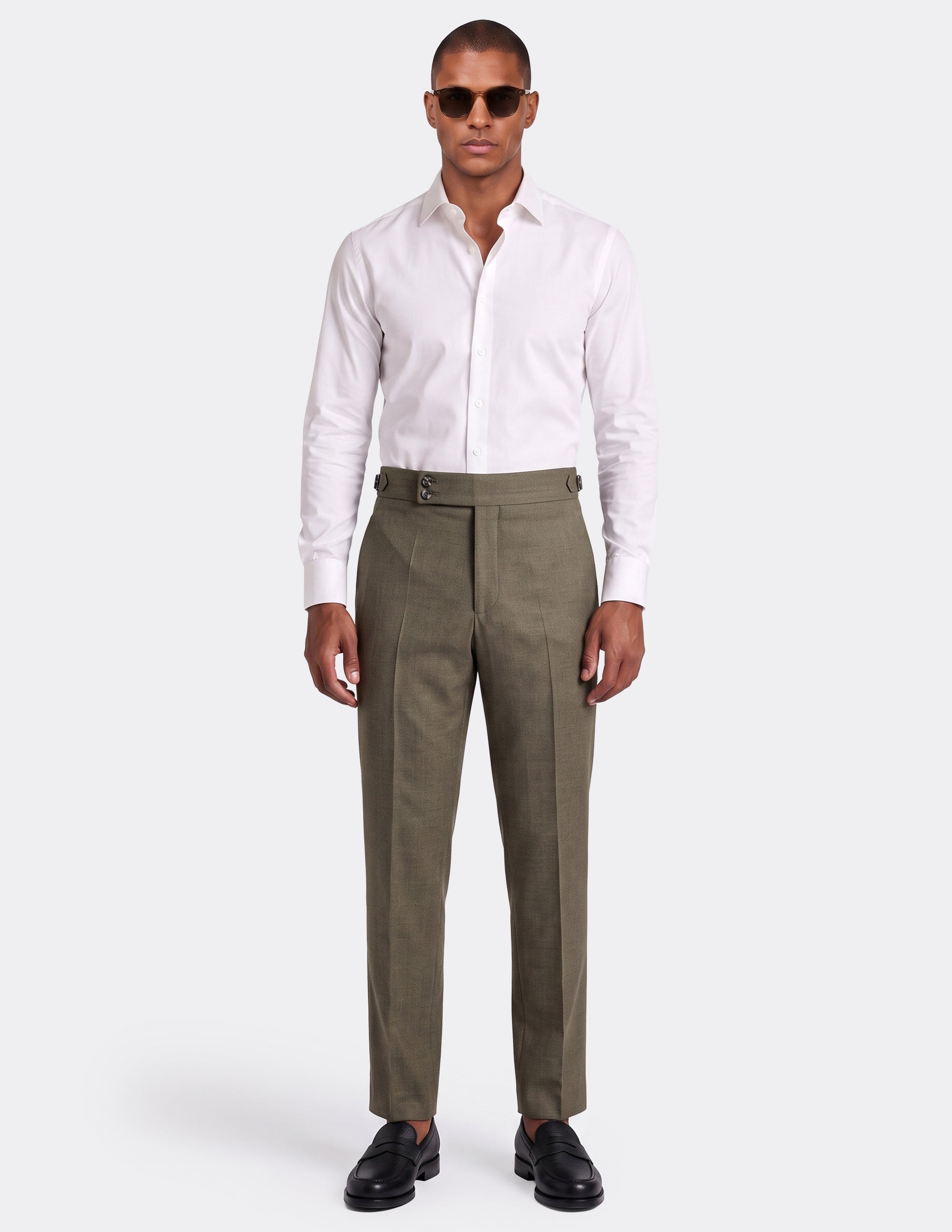 The Verona Olive DB Trousers