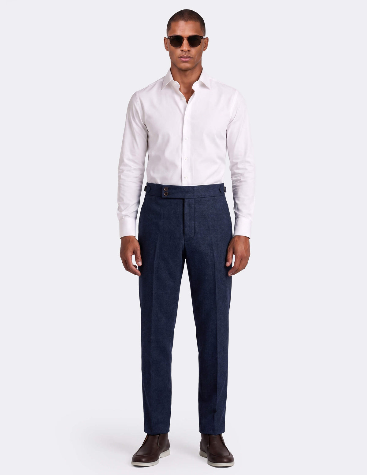 Positano Navy DB Trousers