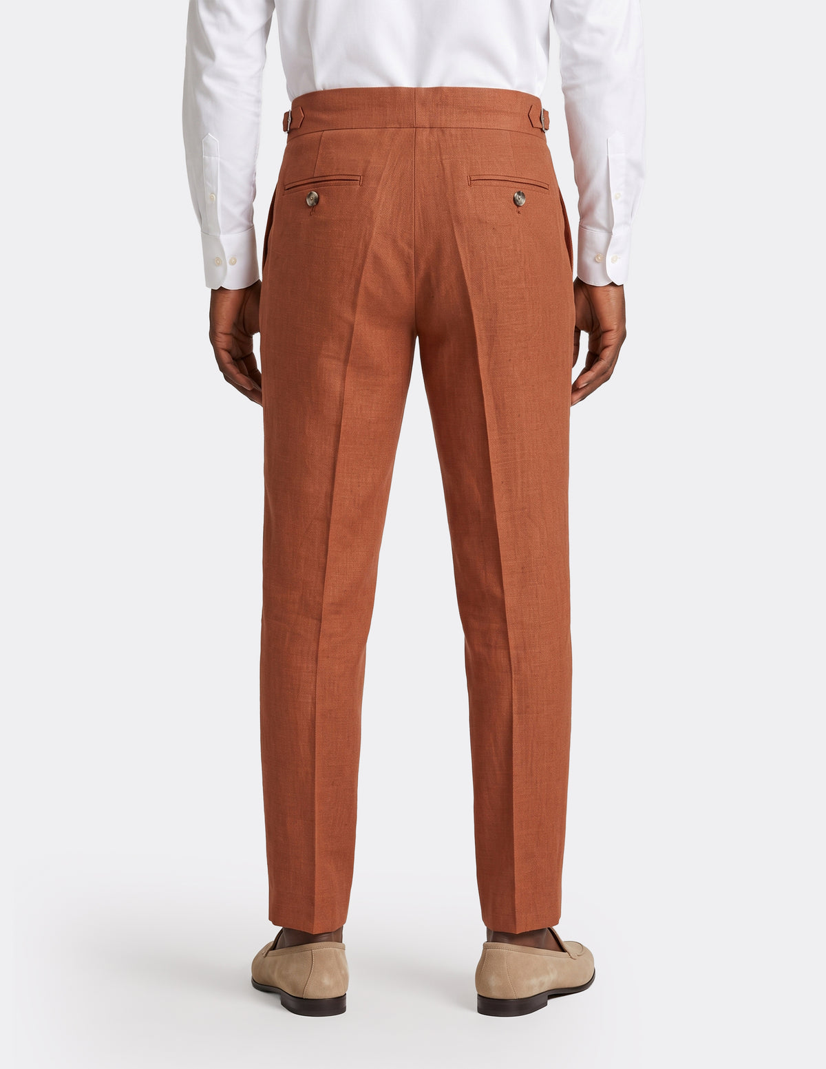 The Positano Terracotta DB Trousers