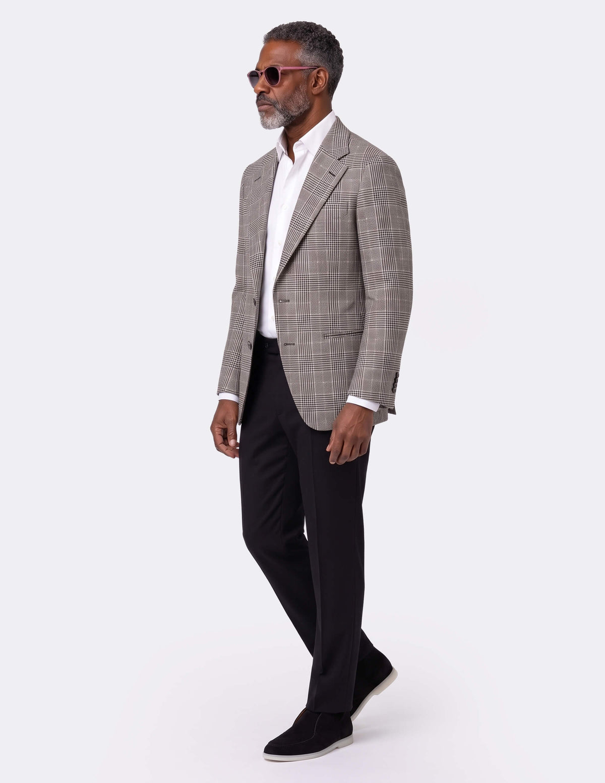 The Dorseno Check Single-Breasted Jacket