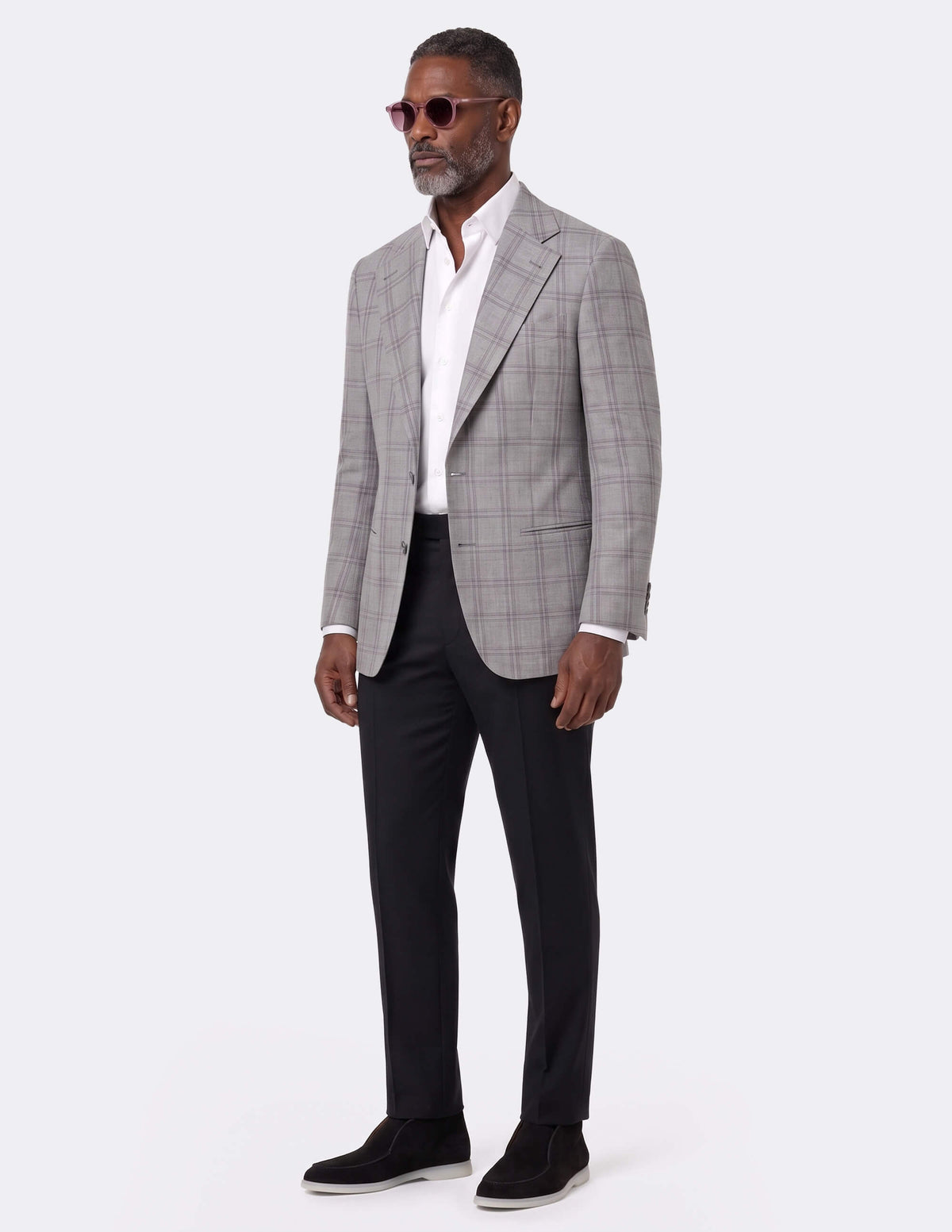 The Arvesso Grey Single-Breasted Jacket